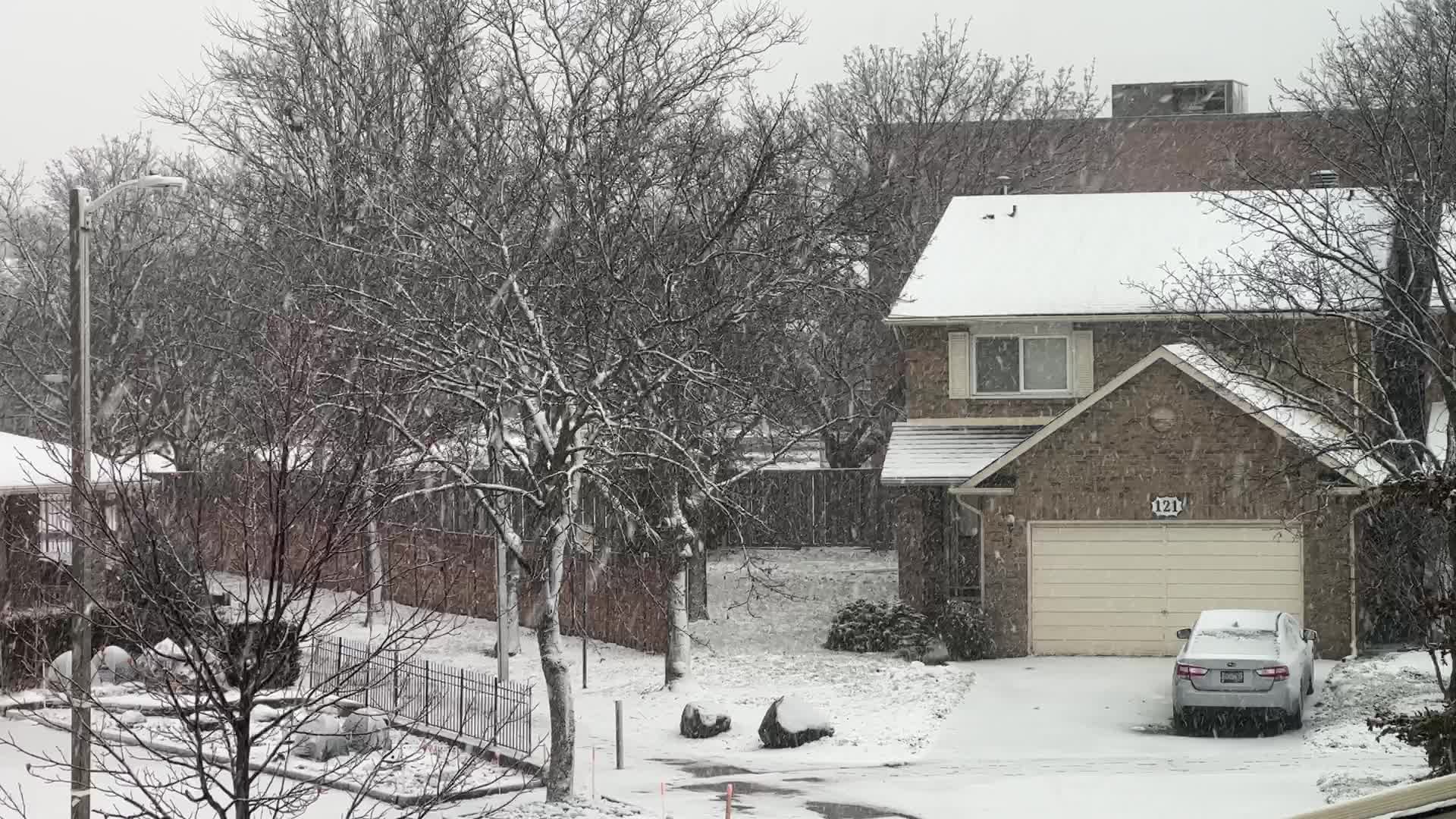 Toronto gets hit by winter snowstorm