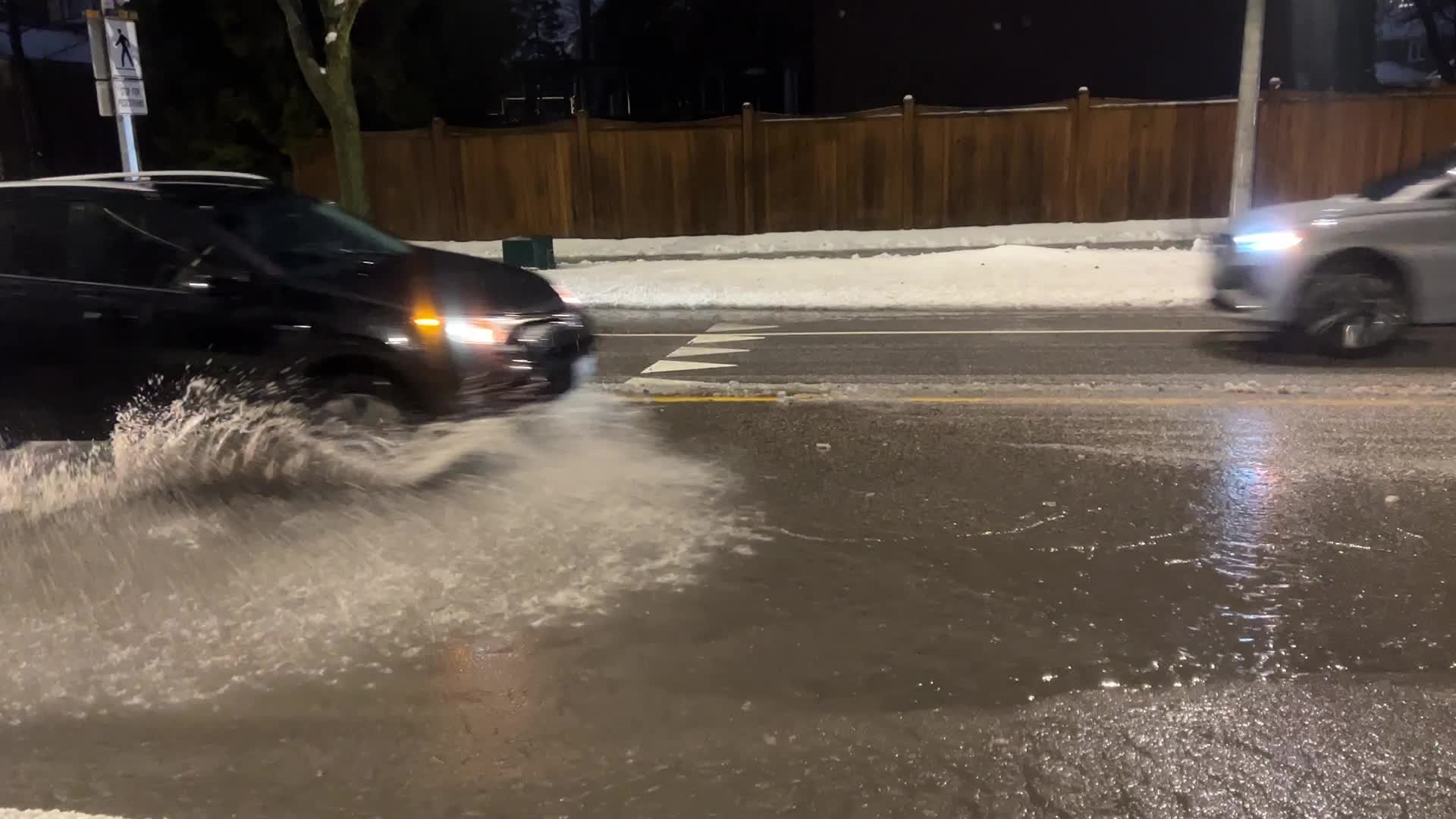 Heavy rainfall in Toronto