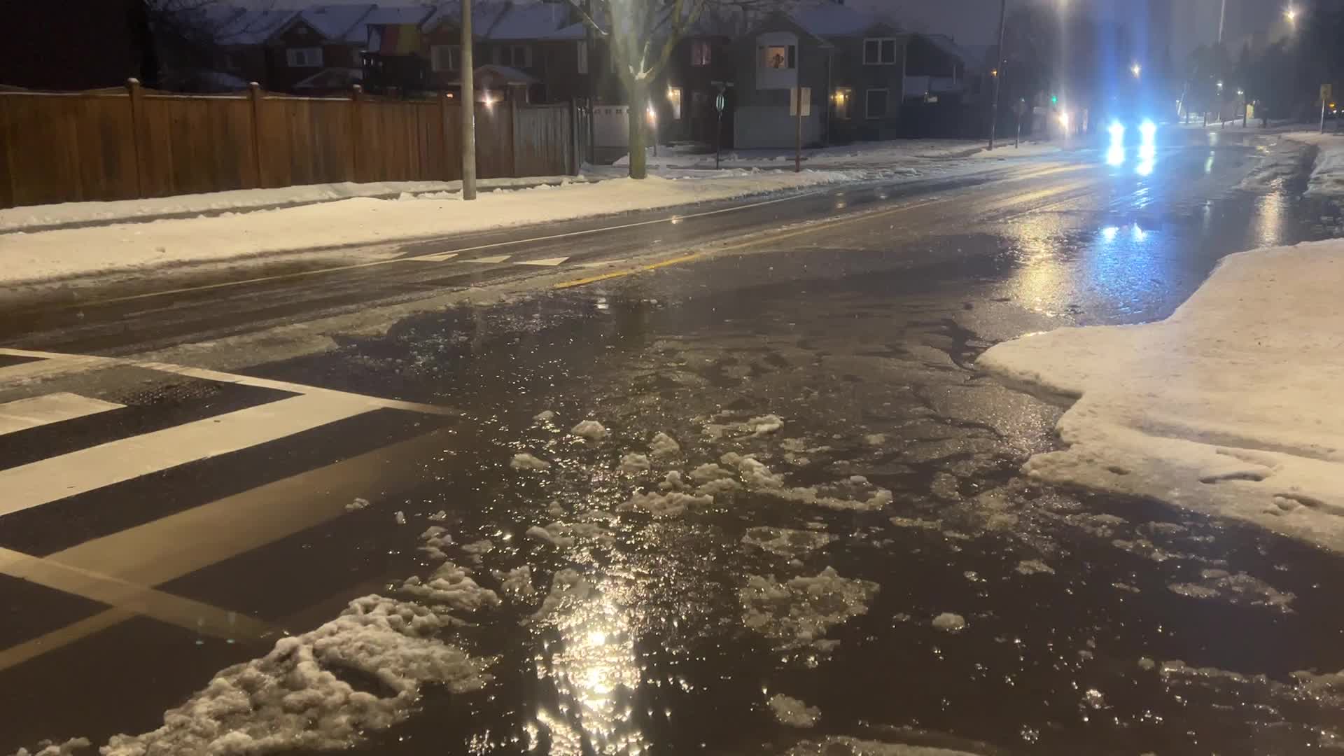Heavy rainfall in Toronto
