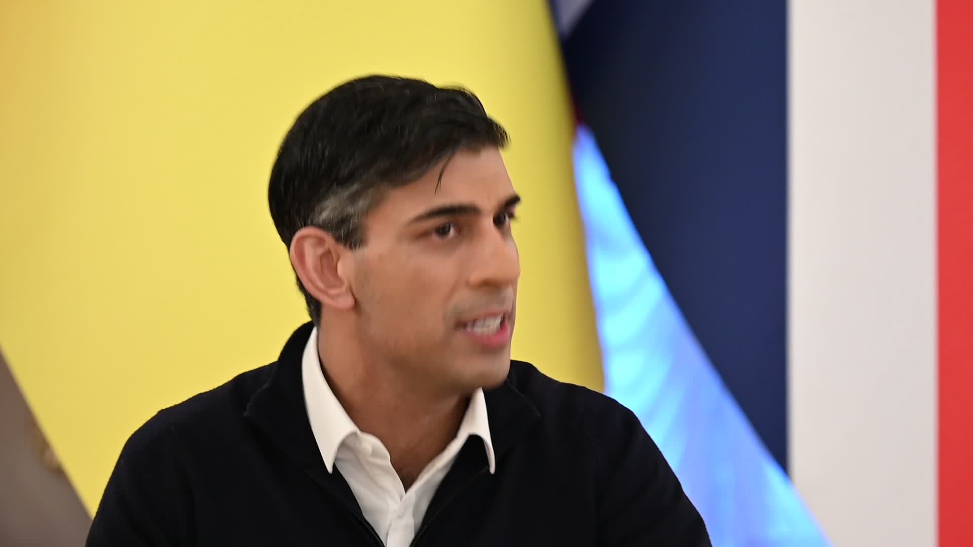 UK Prime Minister Rishi Sunak visits Kyiv, amid Russia's invasion of Ukraine. 
