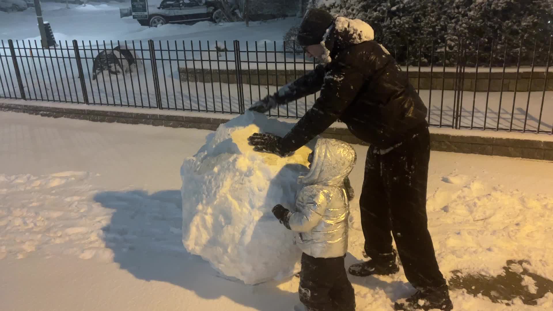 Massive blizzard in Toronto, Canada