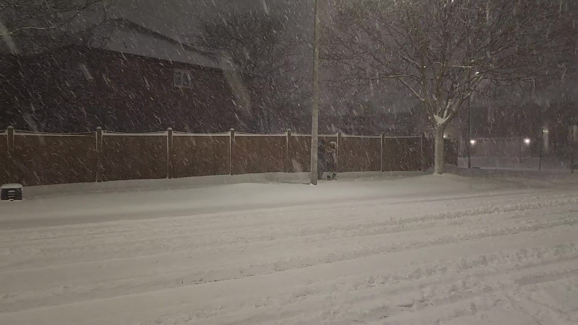 Massive blizzard in Toronto, Canada