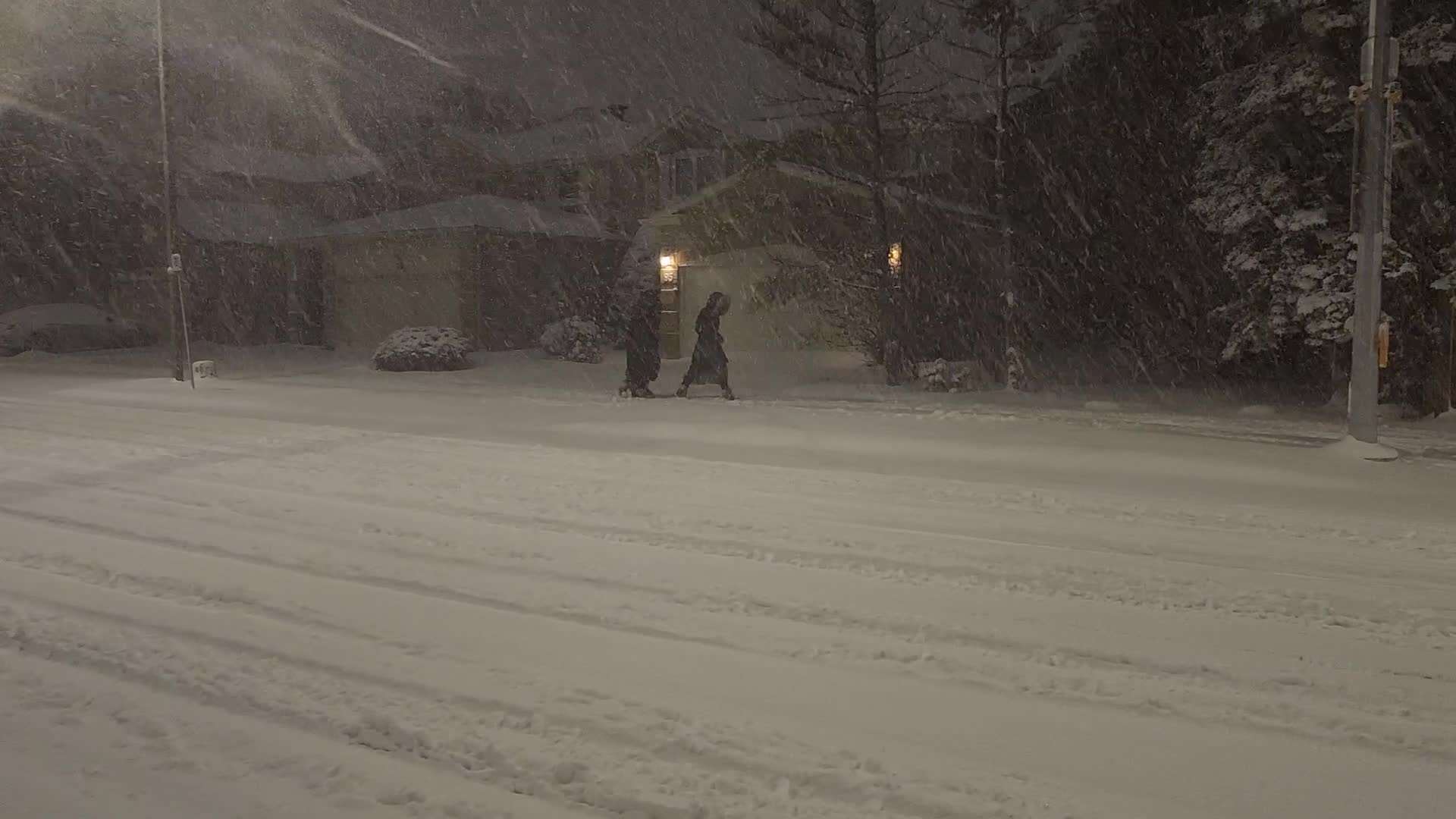 Massive blizzard in Toronto, Canada