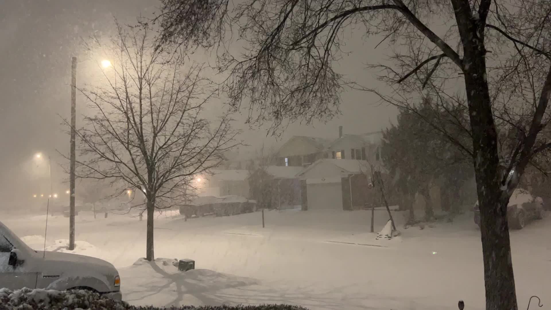 Massive blizzard in Toronto, Canada