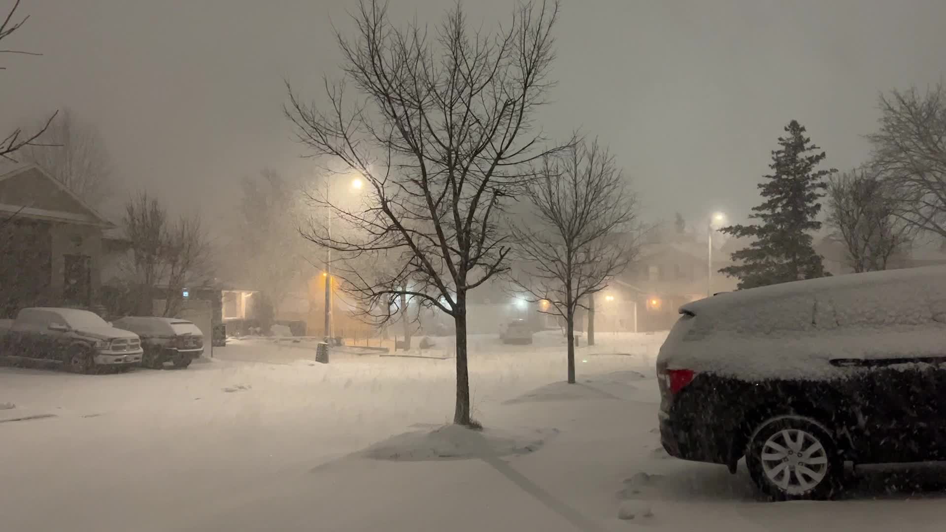 Massive blizzard in Toronto, Canada