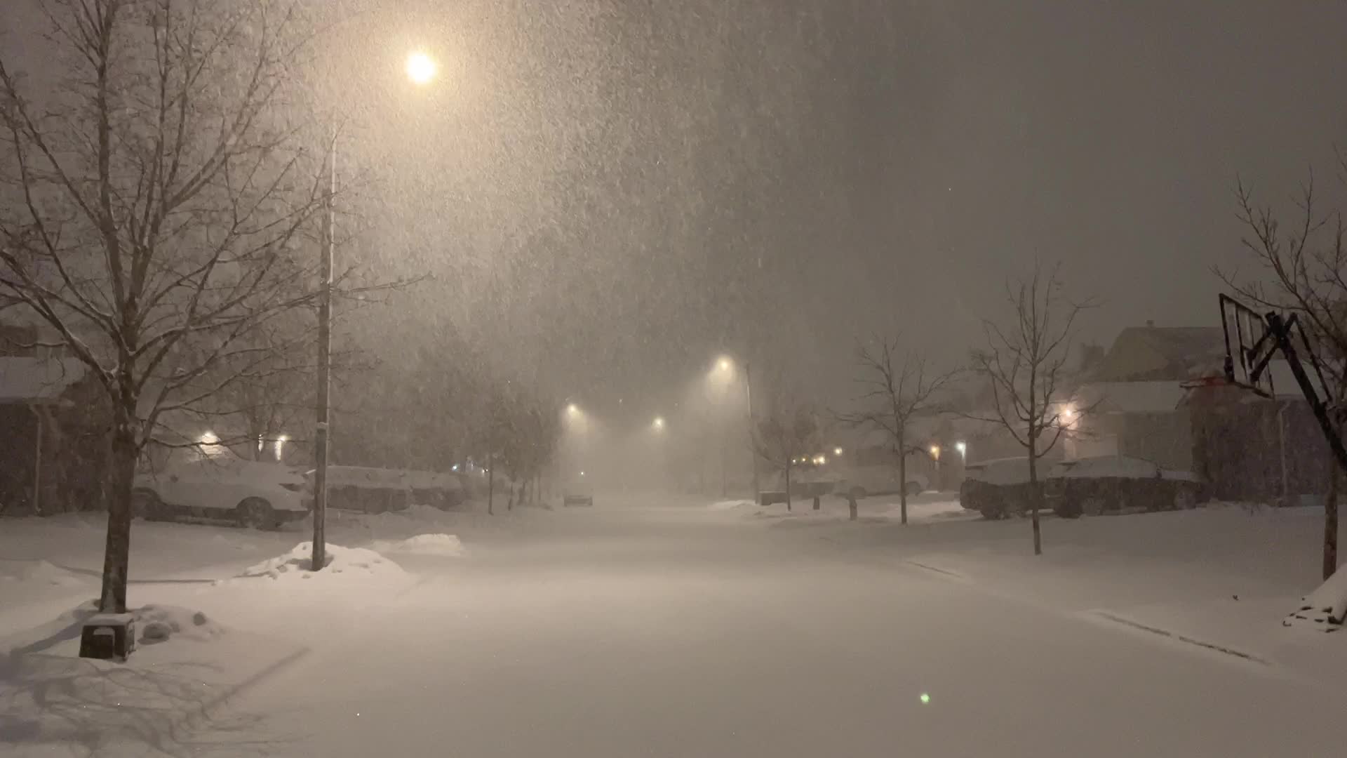 Massive blizzard in Toronto, Canada
