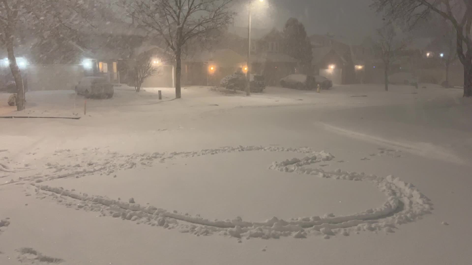 Massive blizzard in Toronto, Canada