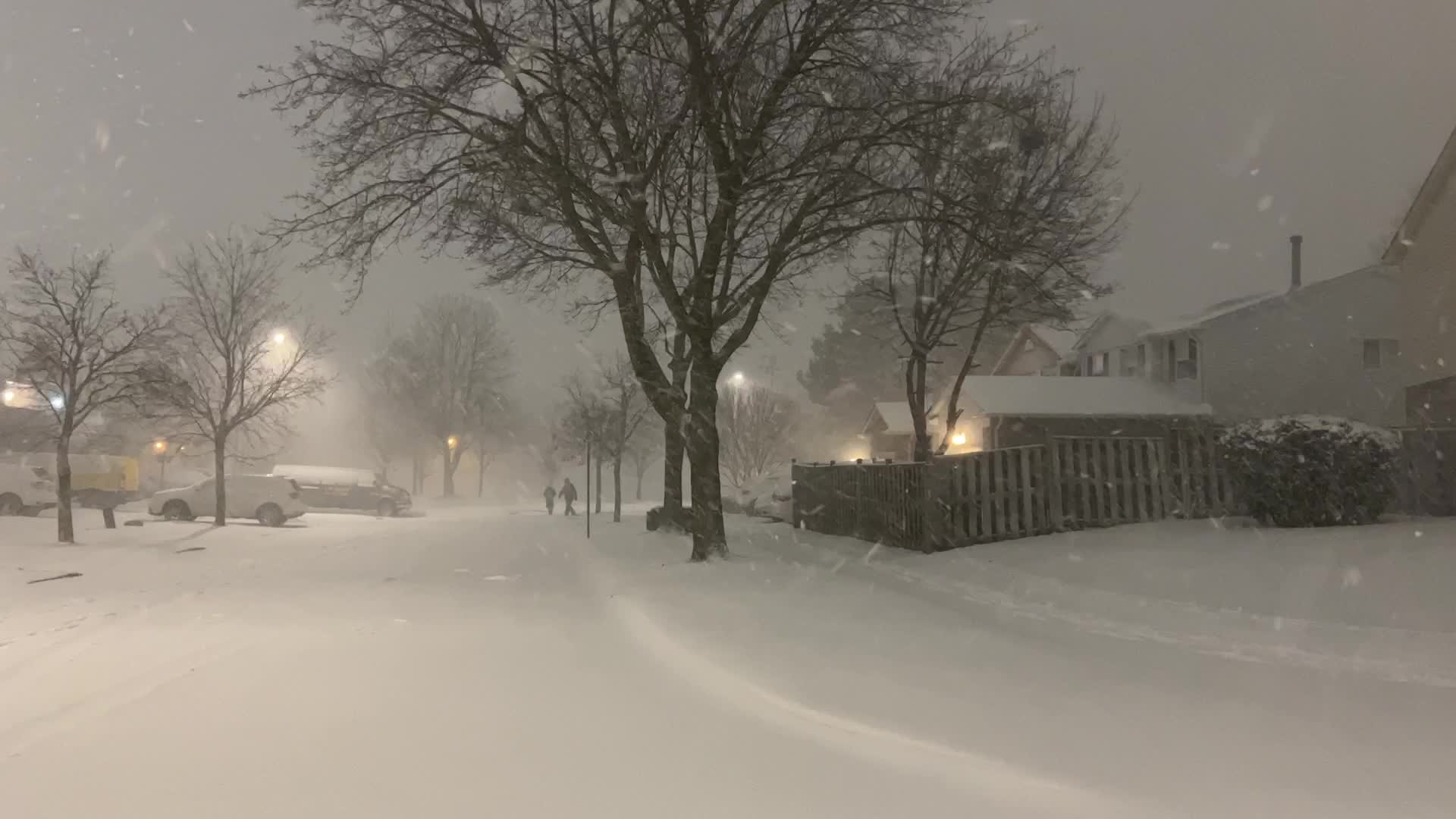 Massive blizzard in Toronto, Canada