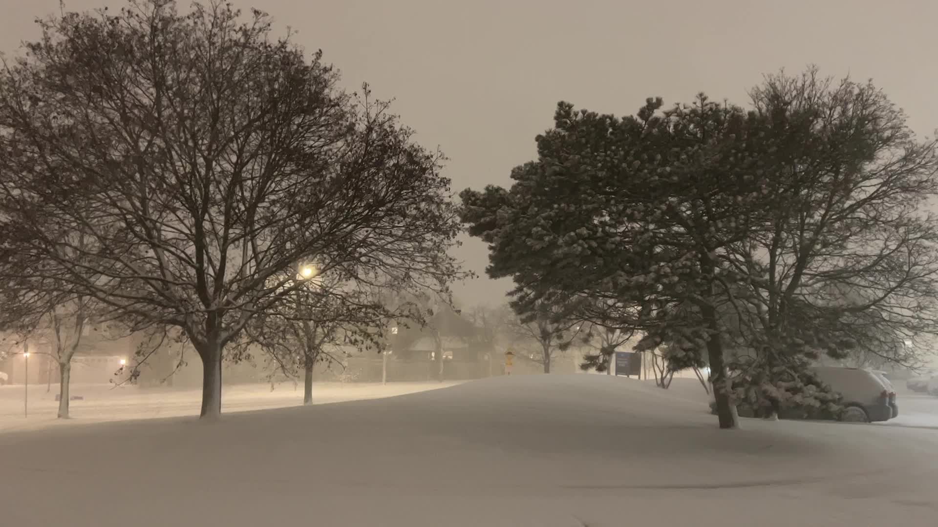 Massive blizzard in Toronto, Canada