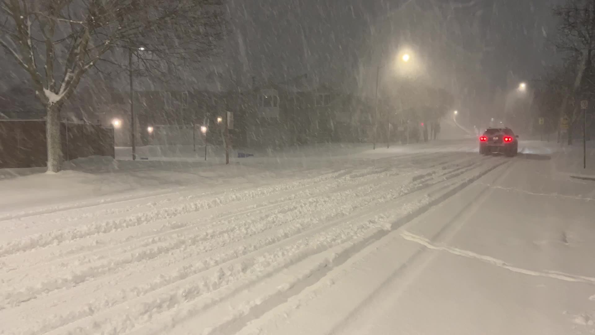 Massive blizzard in Toronto, Canada