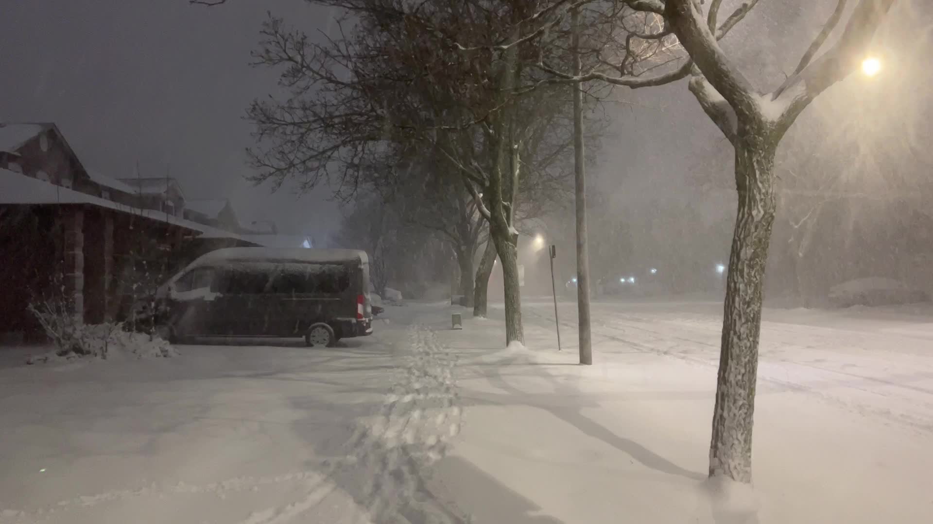 Massive blizzard in Toronto, Canada