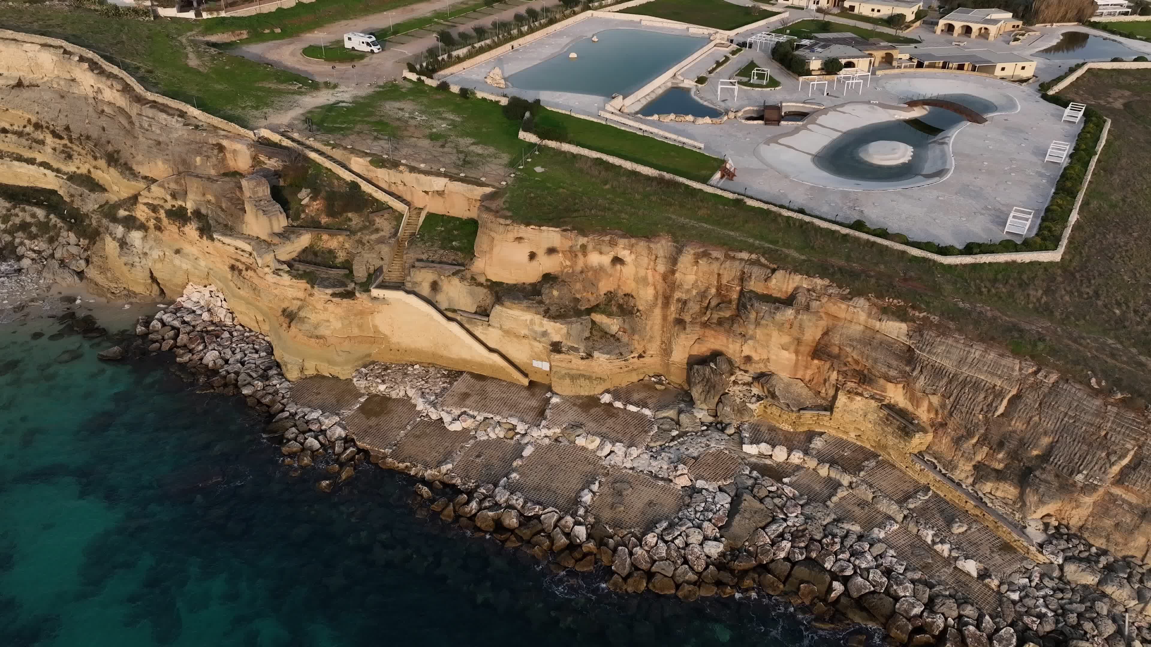 Drone View Of Porto Miggiano