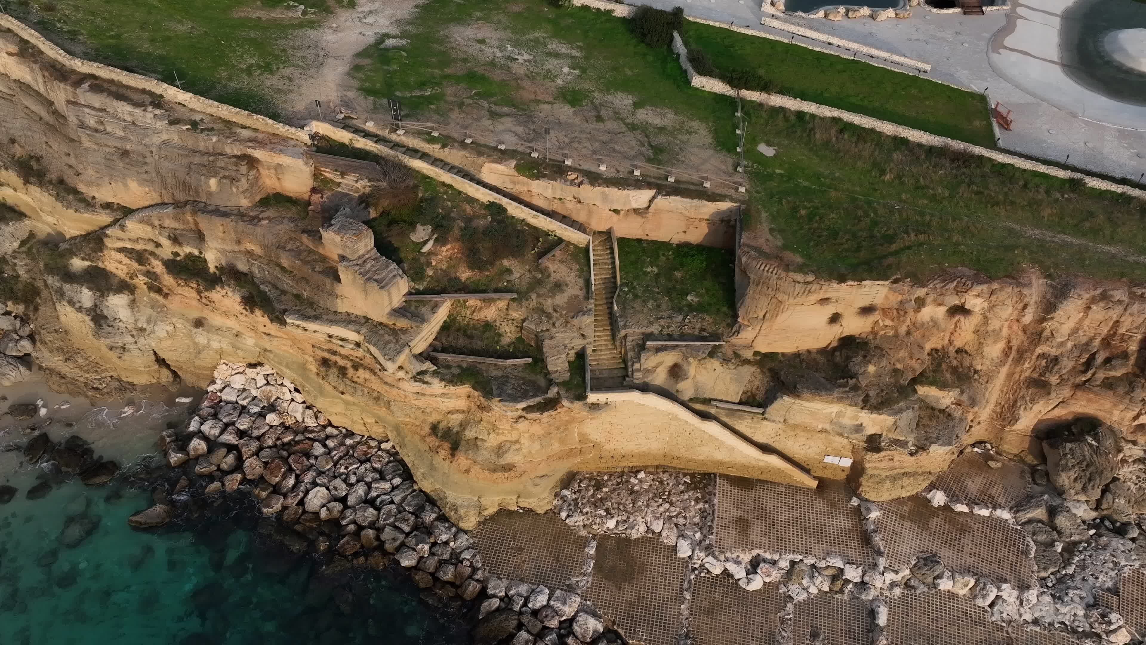 Drone View Of Porto Miggiano