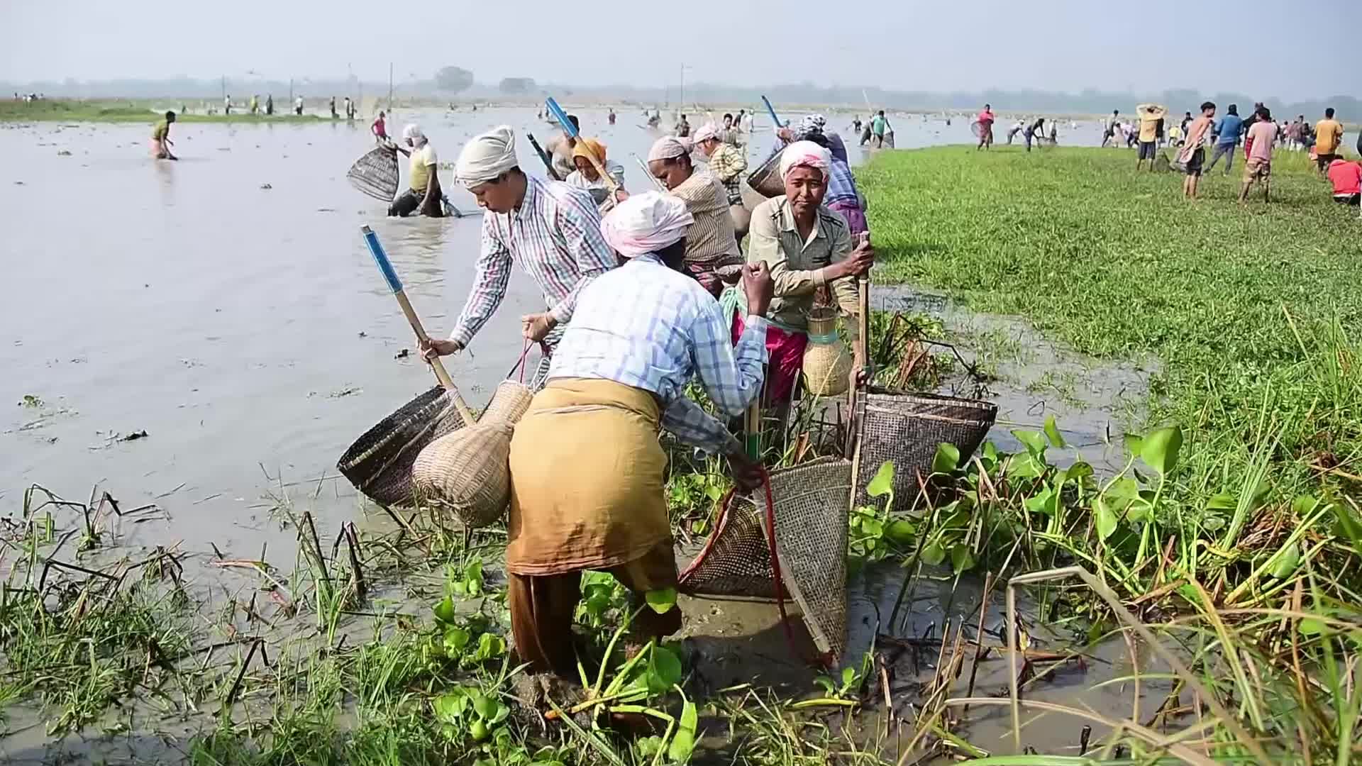 Magh Bihu festival in India