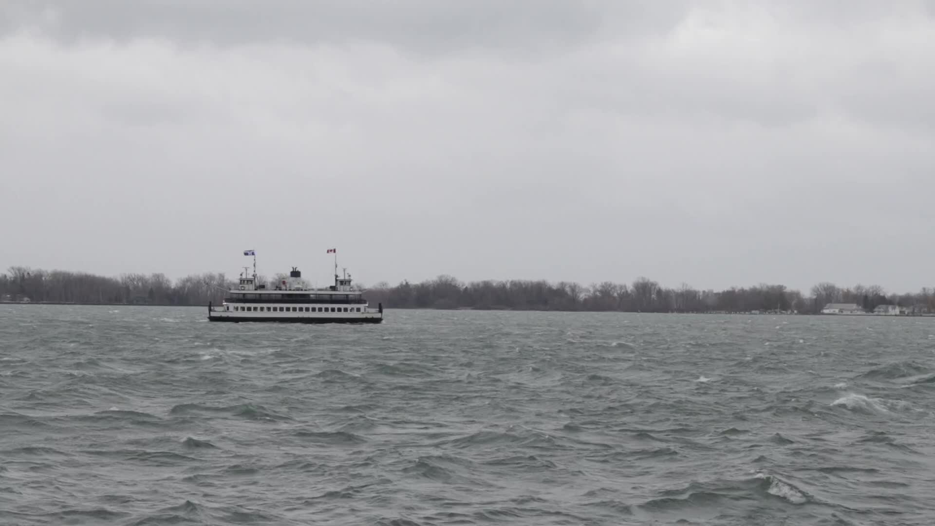 Strong Wind In Toronto, Canada