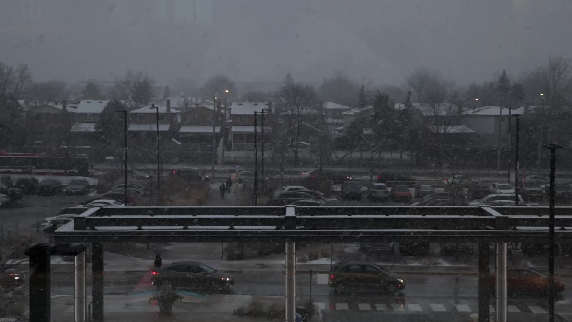 Snow In Toronto, Canada