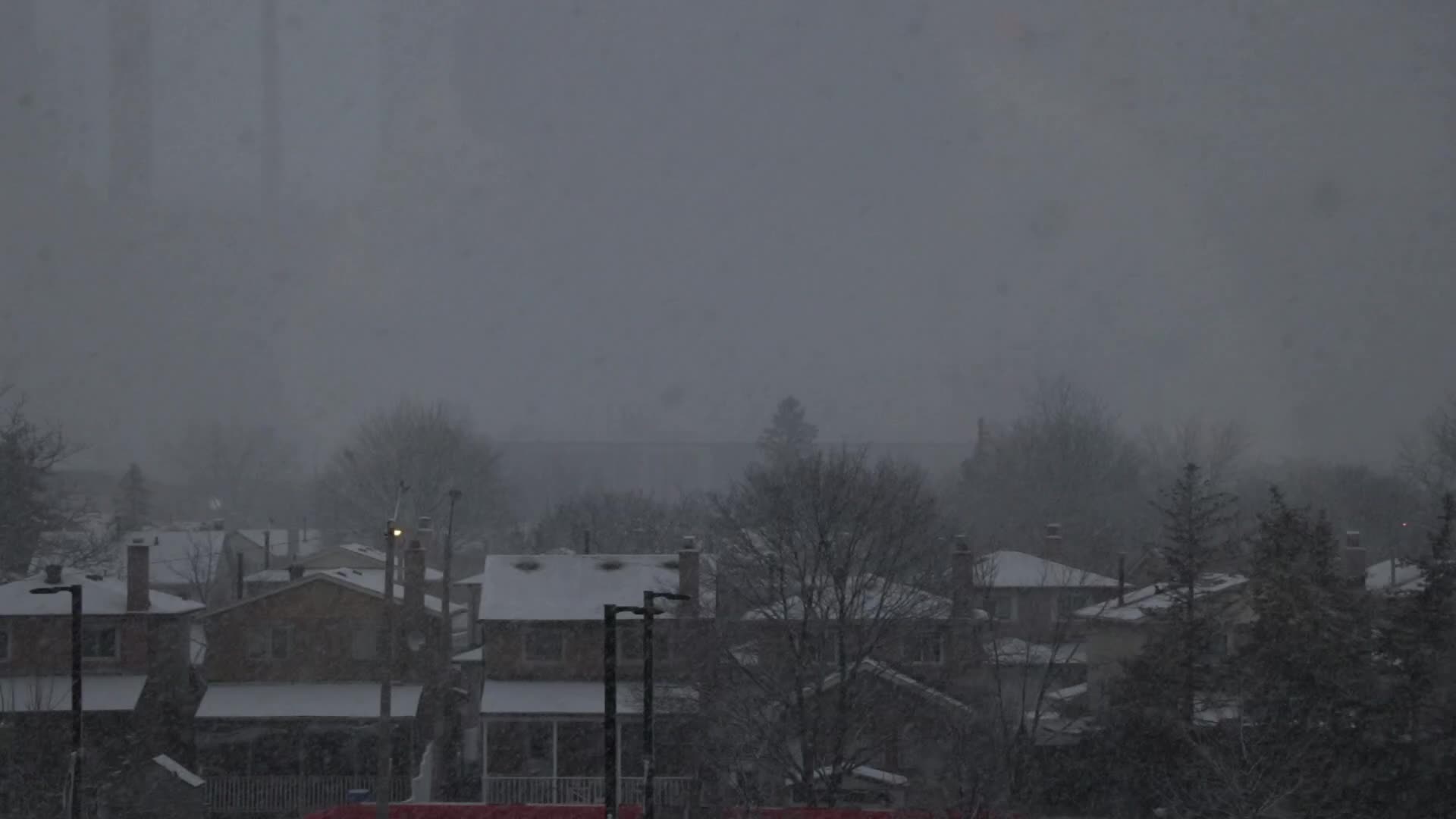 Snow In Toronto, Canada
