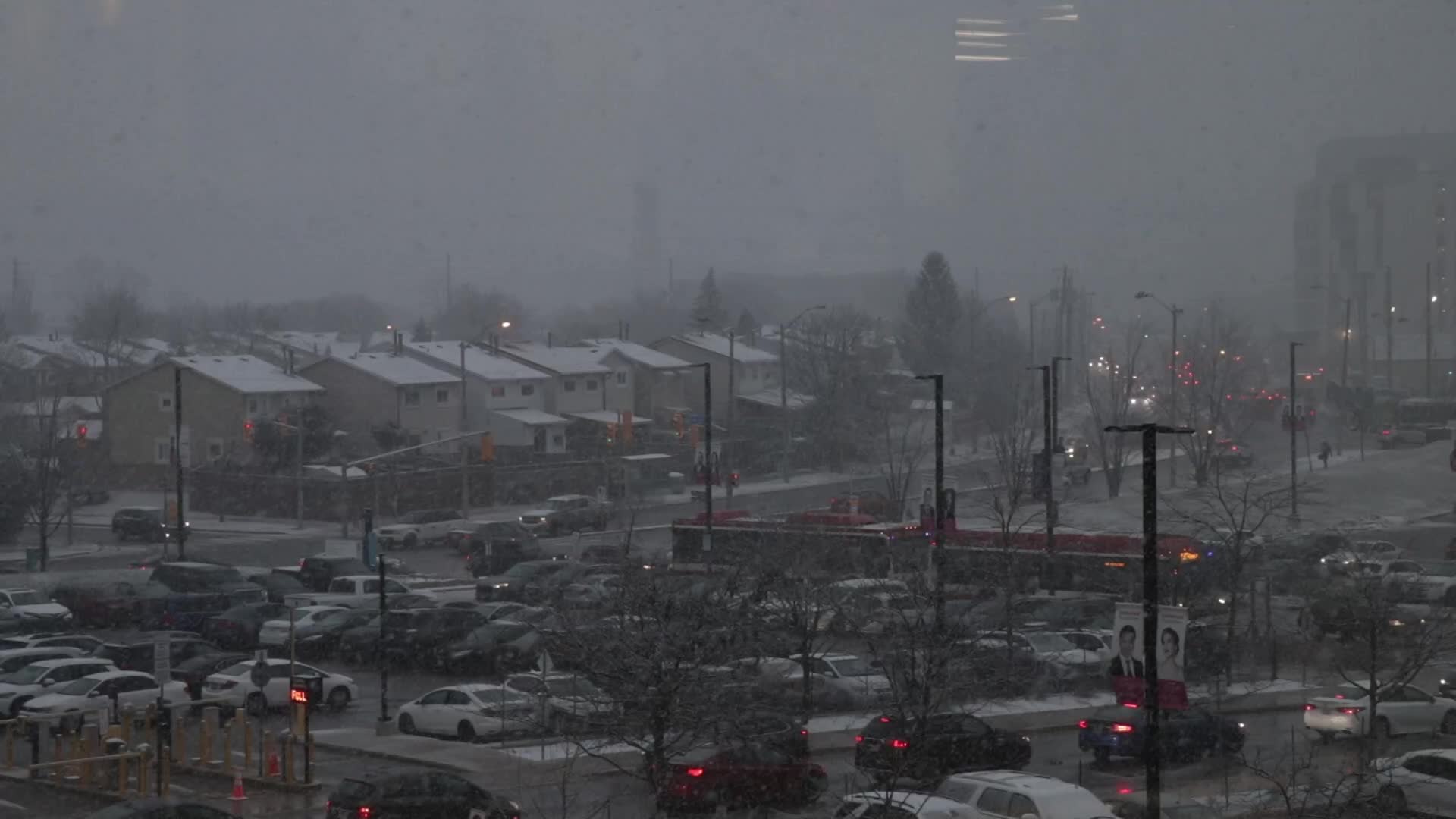 Snow In Toronto, Canada