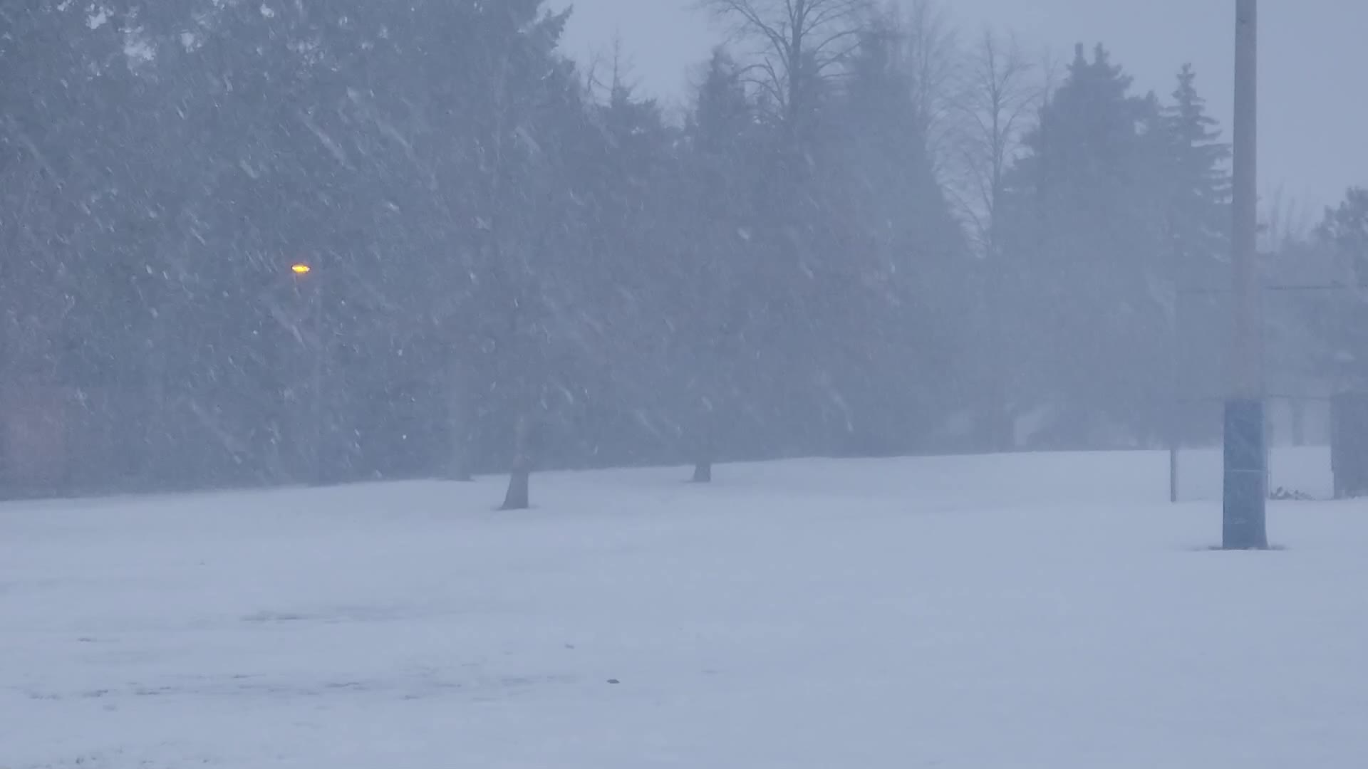 Bone-chilling cold temperatures in Toronto, Canada