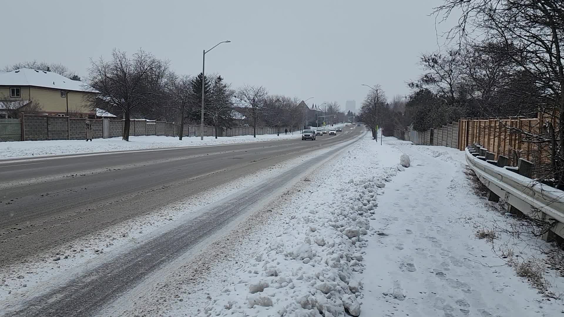 Frigid temperatures and snowy weather continue in Toronto