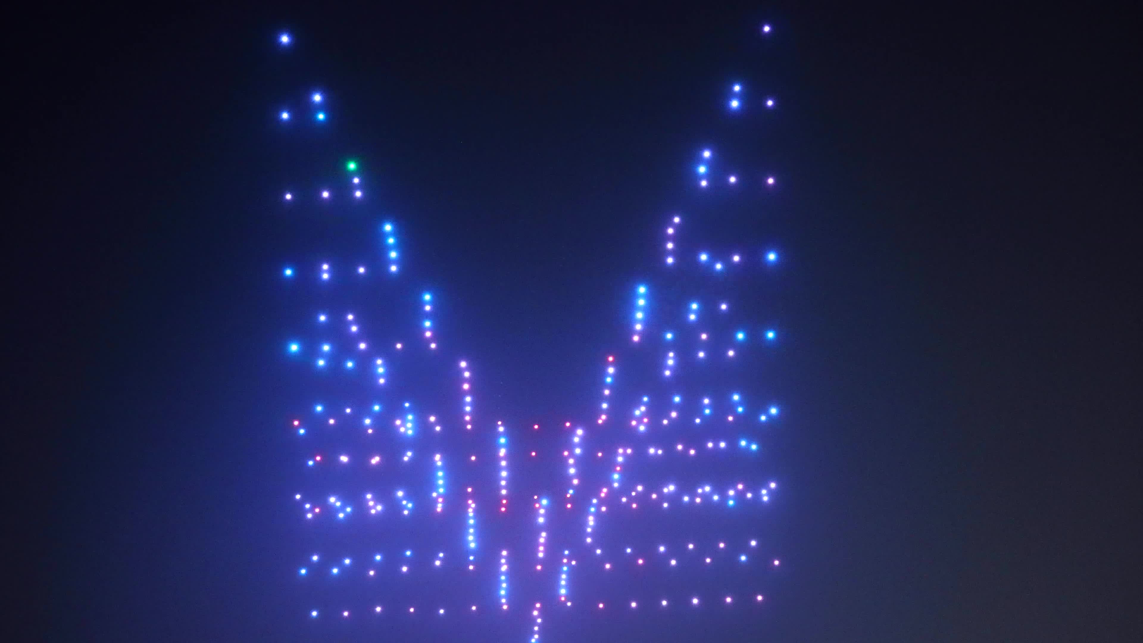 Drone Show -Cyber Hackathon 1.0 in Jaipur