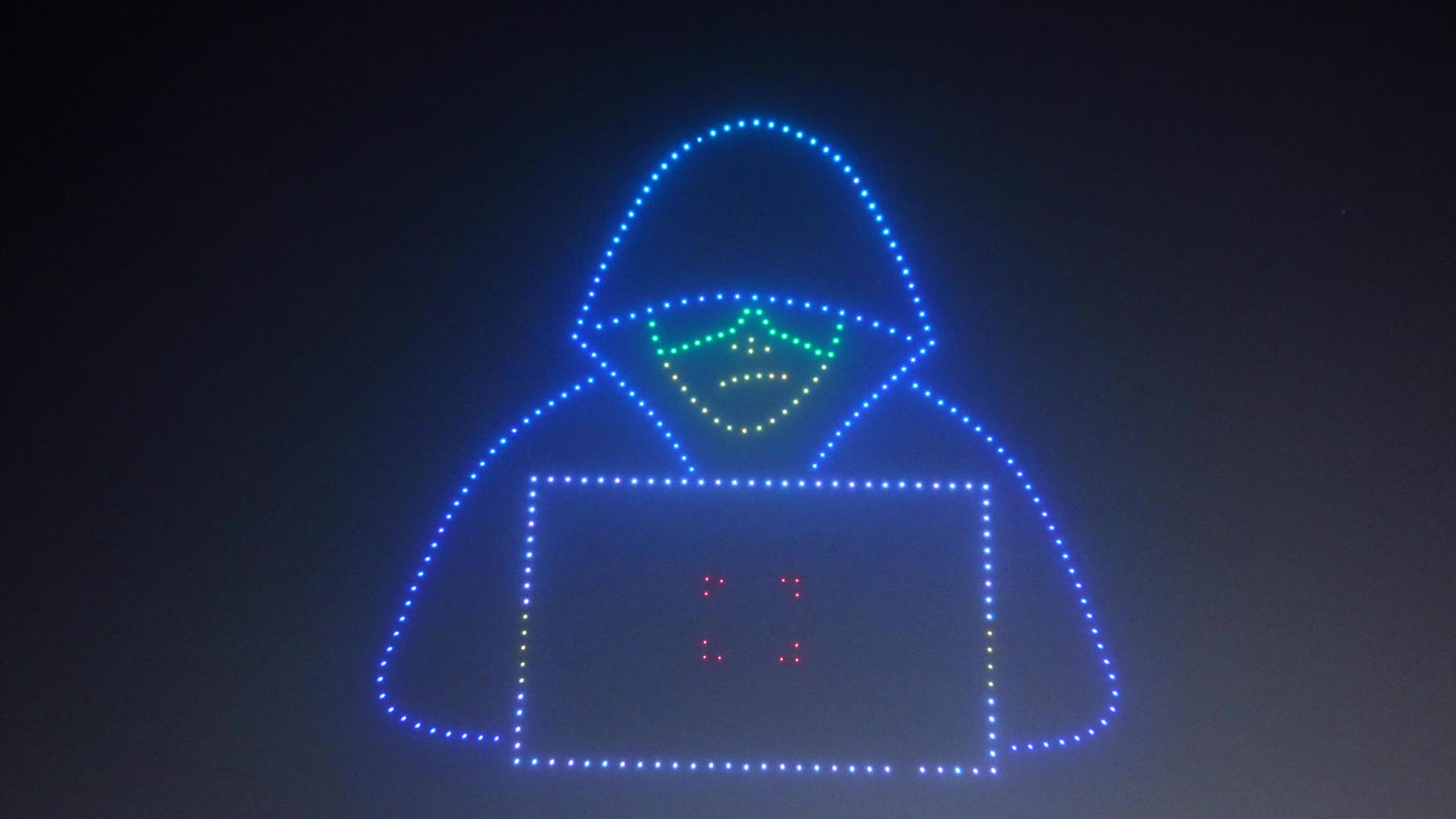 Drone Show -Cyber Hackathon 1.0 in Jaipur