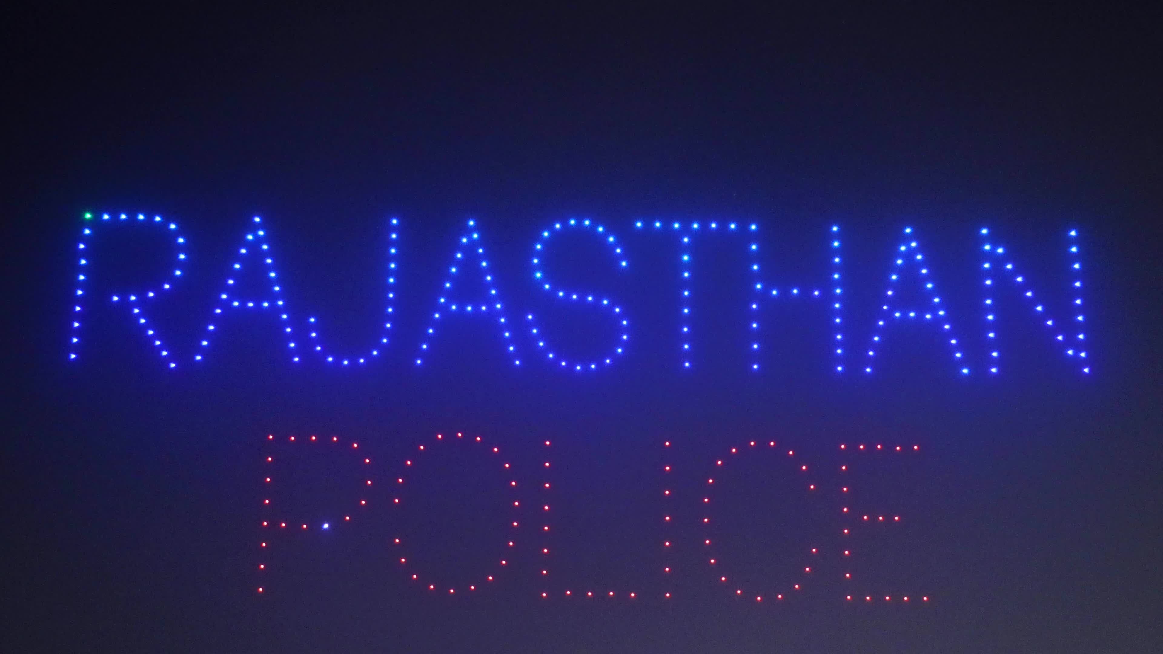 Drone Show -Cyber Hackathon 1.0 in Jaipur