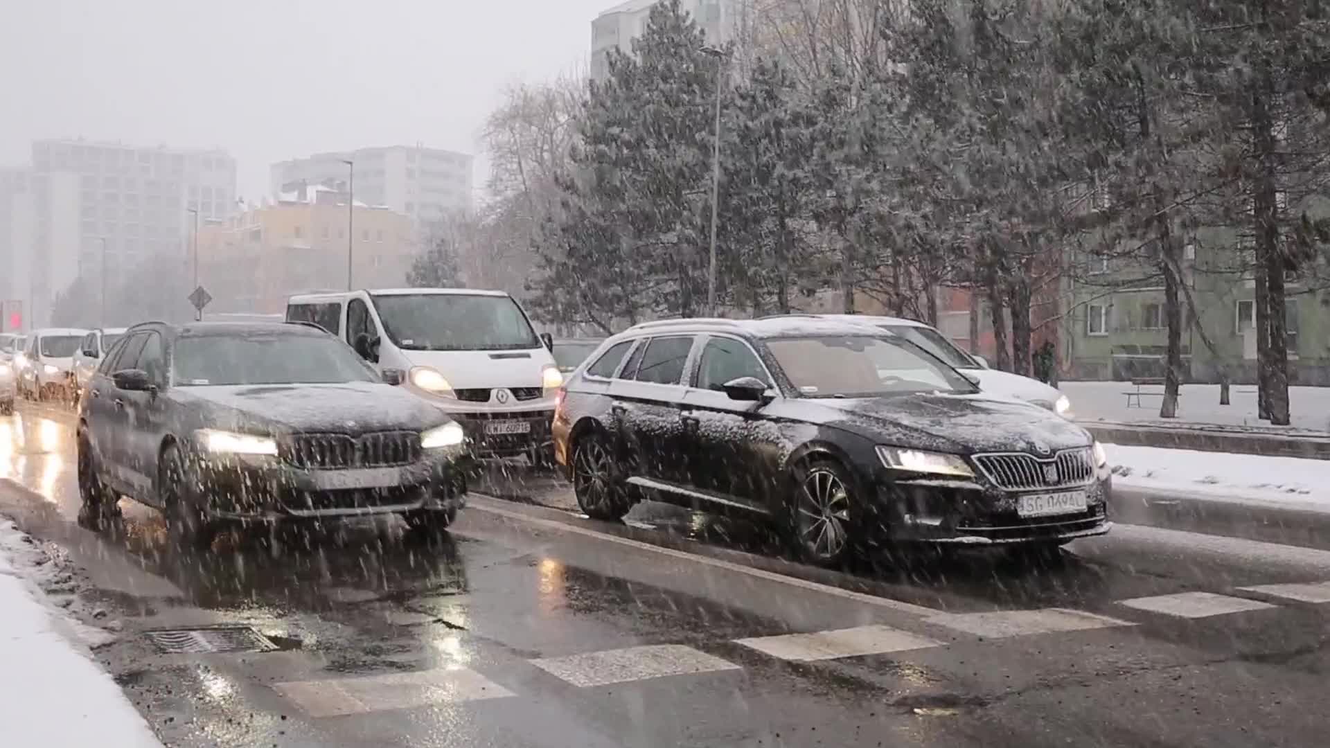 Blizzard hits southern Poland