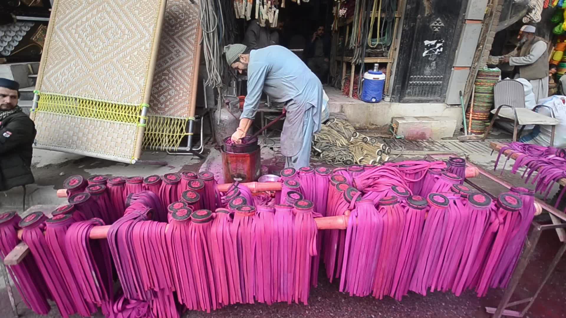 Slingshot on sale at market in Peshawar 