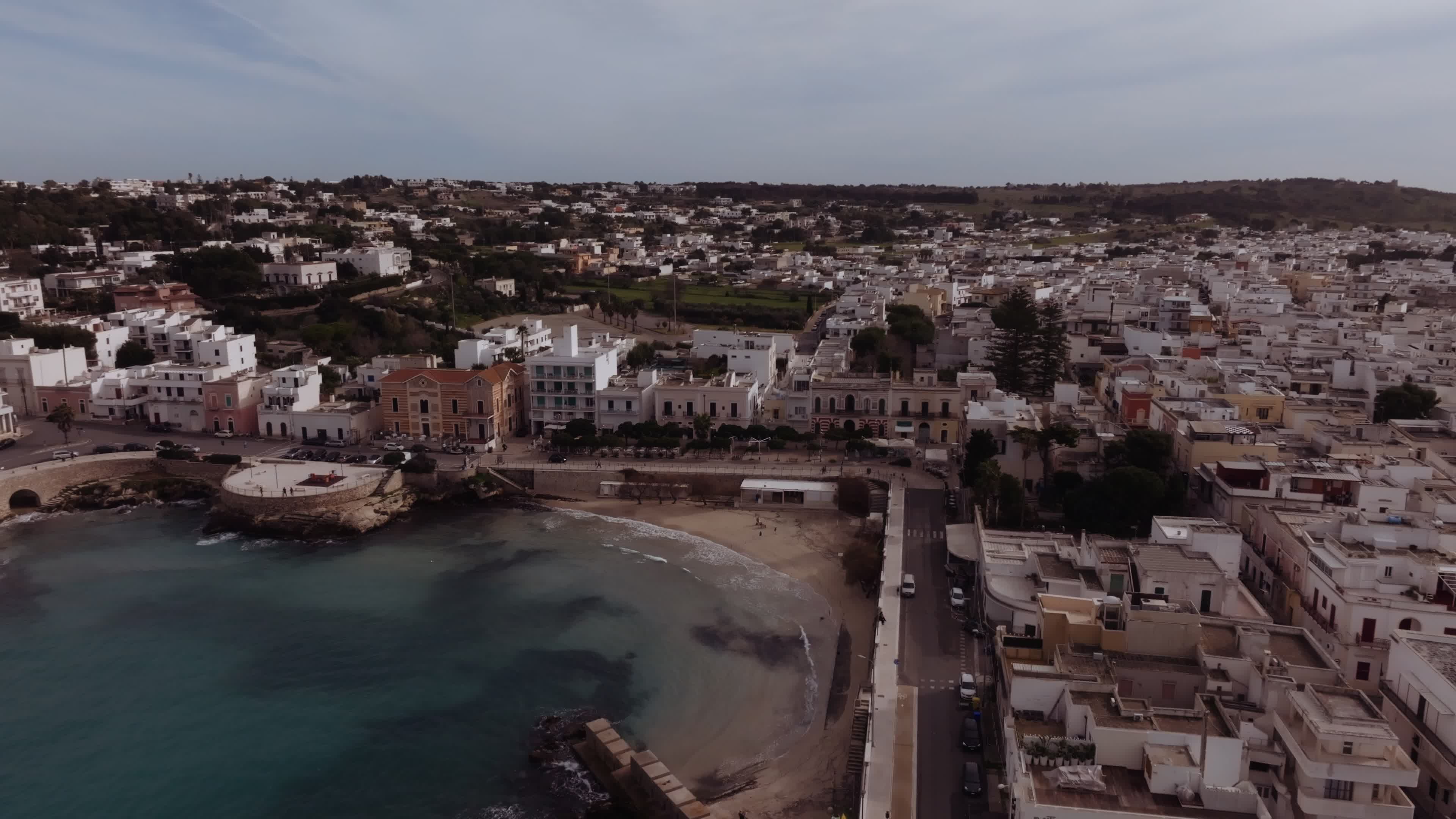 Drone View Of Santa Caterina, Italy