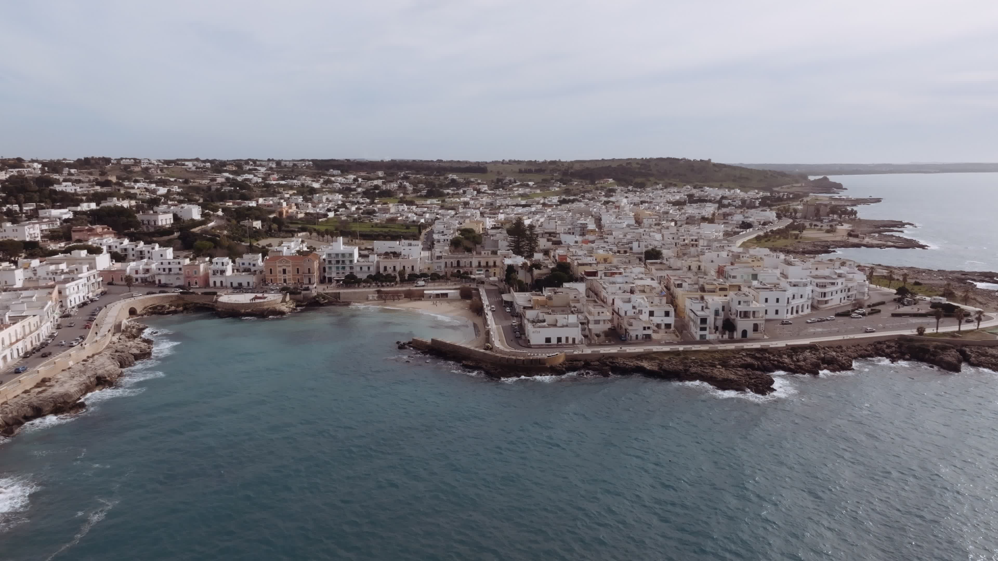 Drone View Of Santa Caterina, Italy