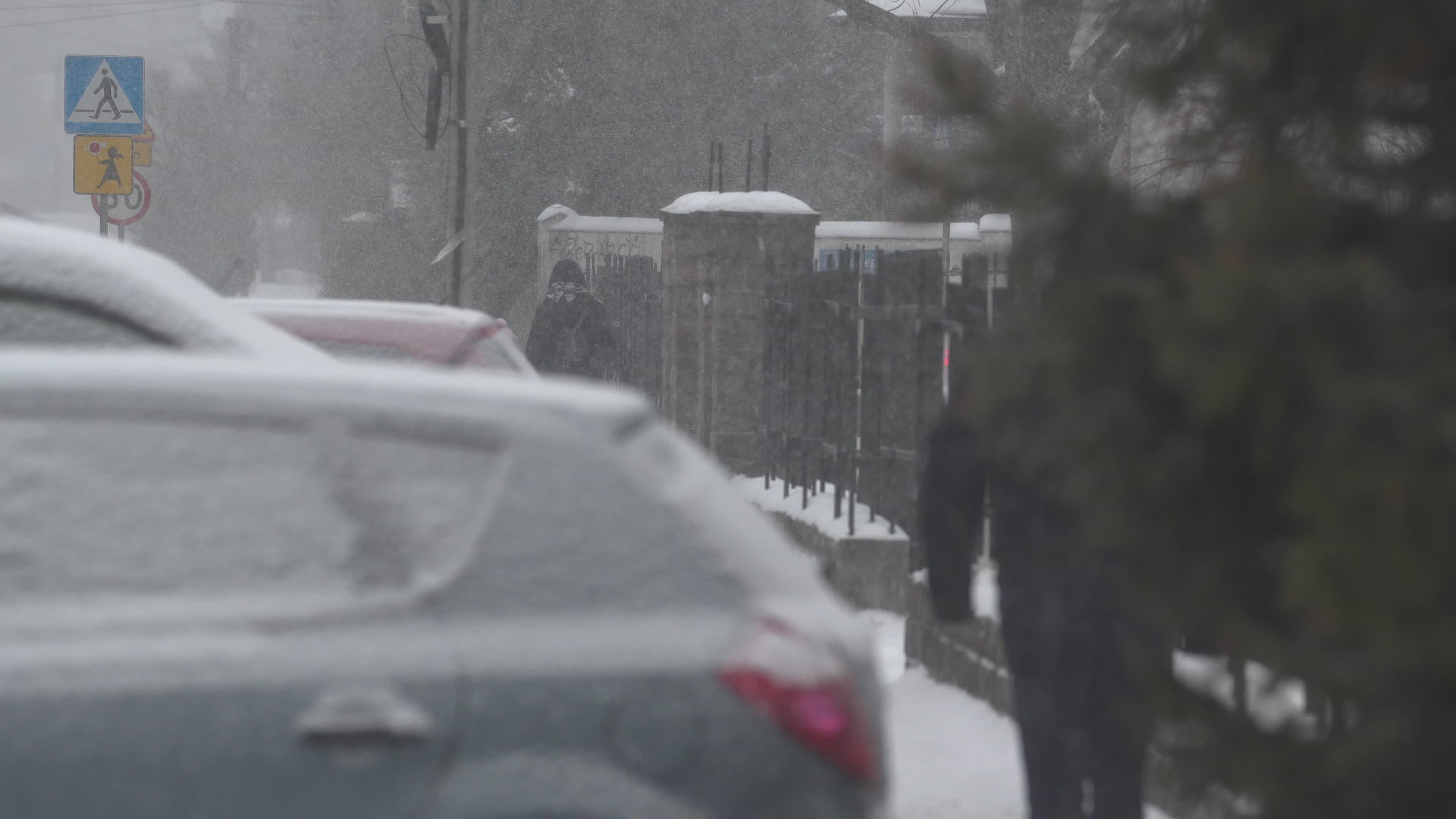 Weather alert in Poland for snow
