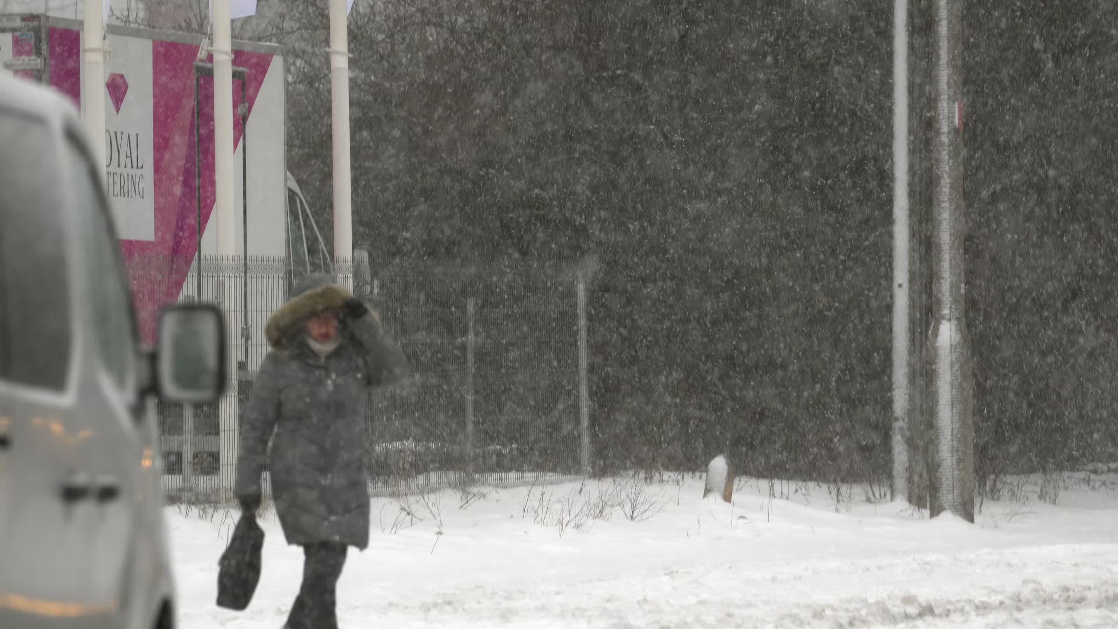 Weather alert in Poland for snow