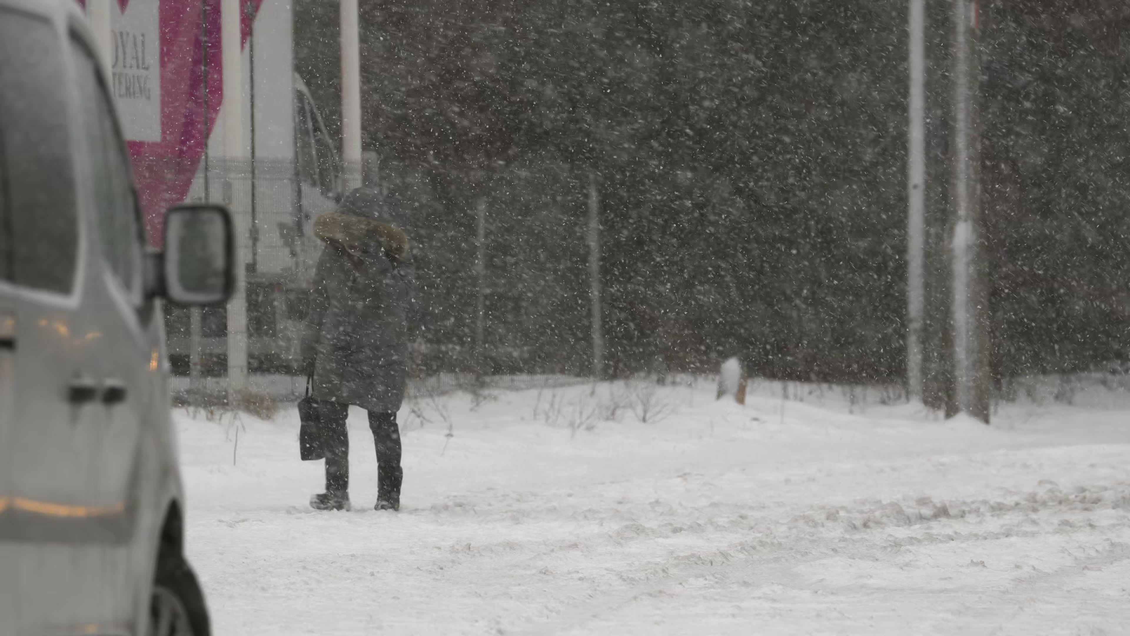 Weather alert in Poland for snow