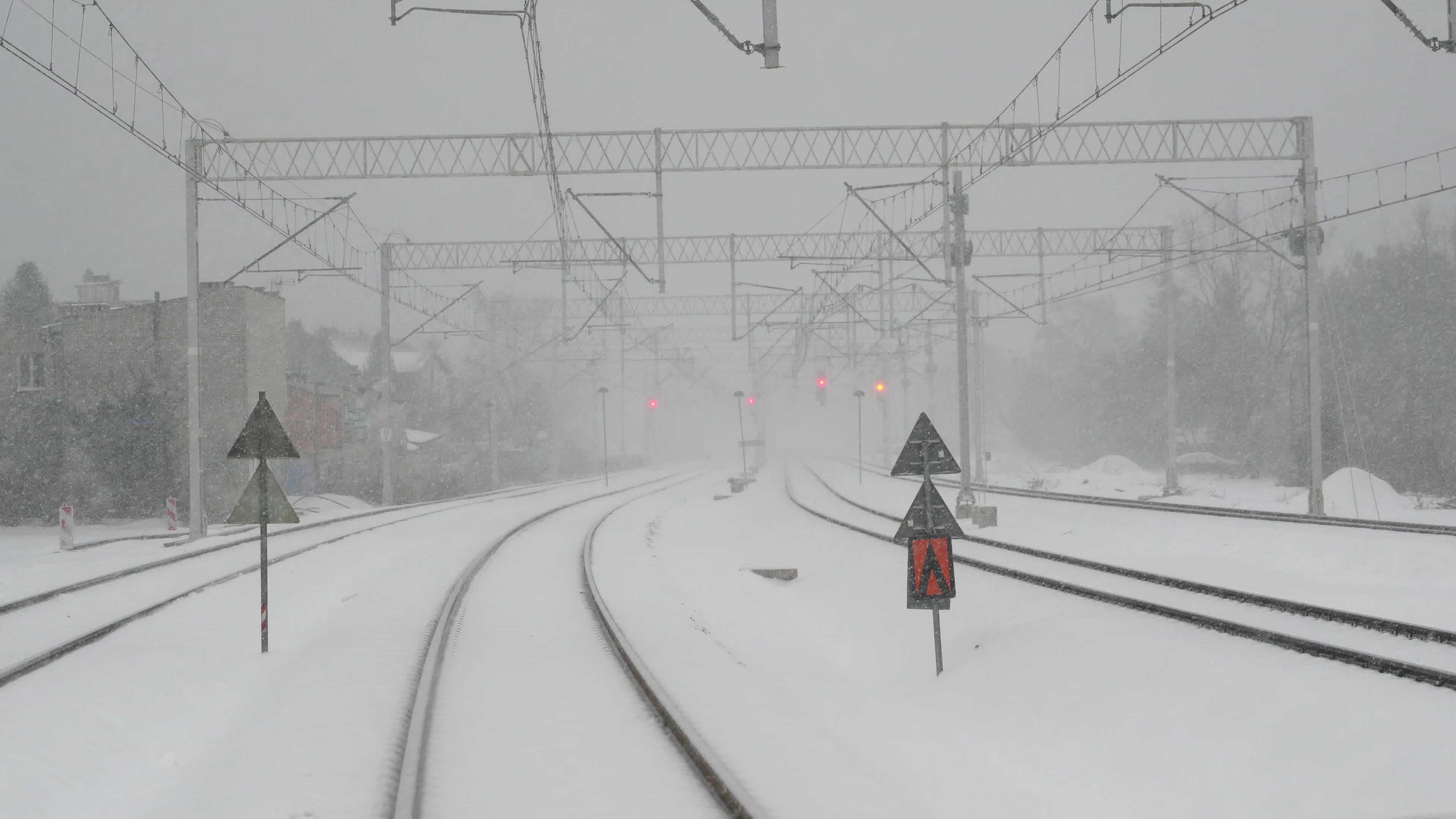 Weather alert in Poland for snow