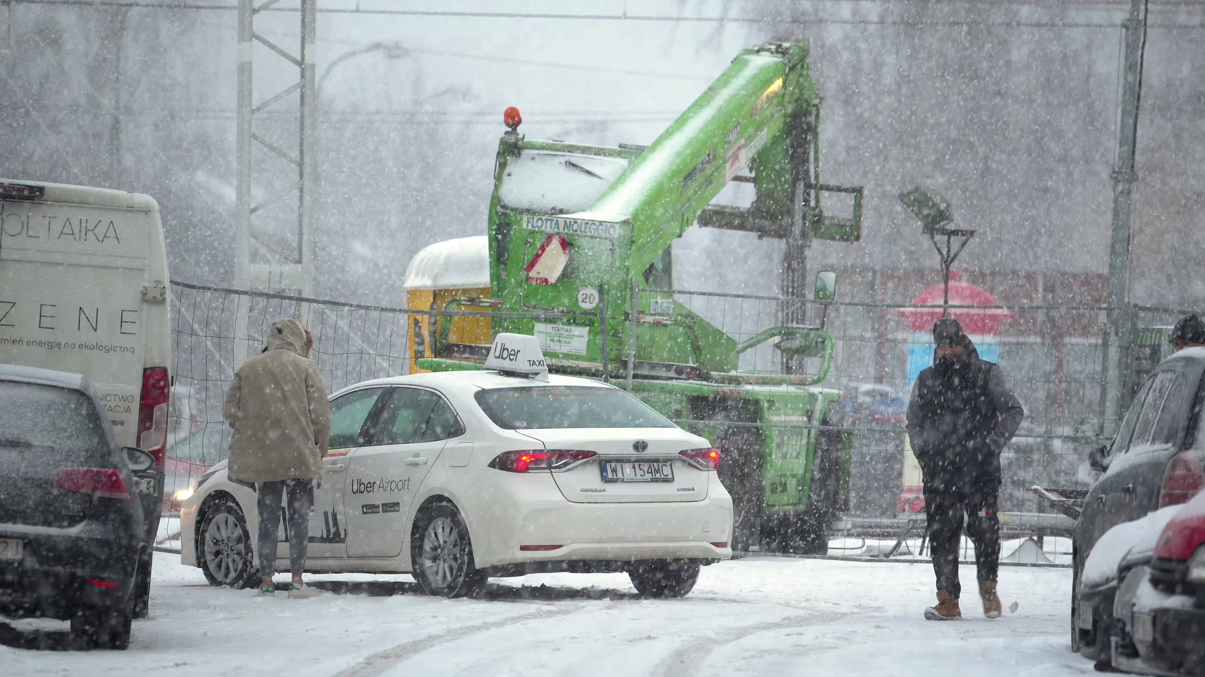 Weather alert in Poland for snow