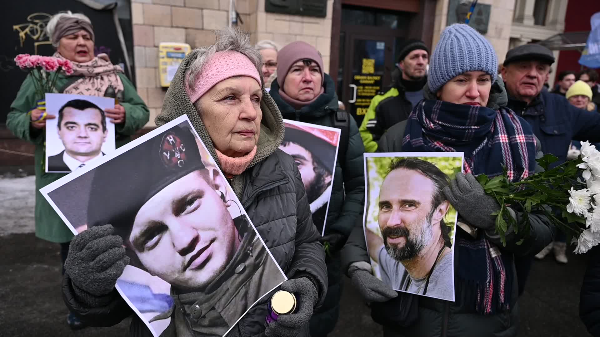Ukrainians commemorate killed activists on the 10th anniversary of Euromaidan revolution in Kyiv, amid Russia's invasion of Ukraine
