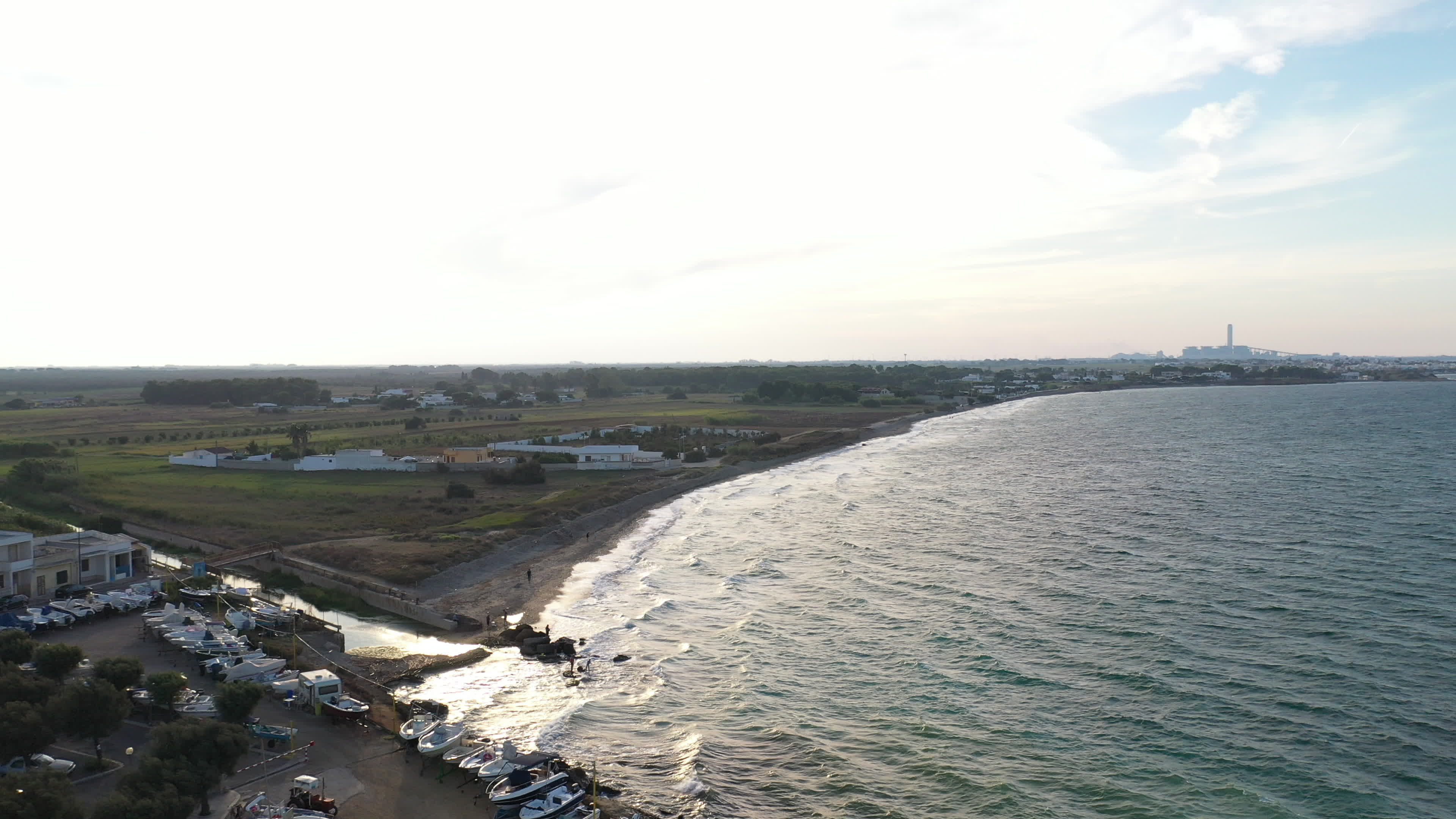 Drone View Of Adriatic Sea