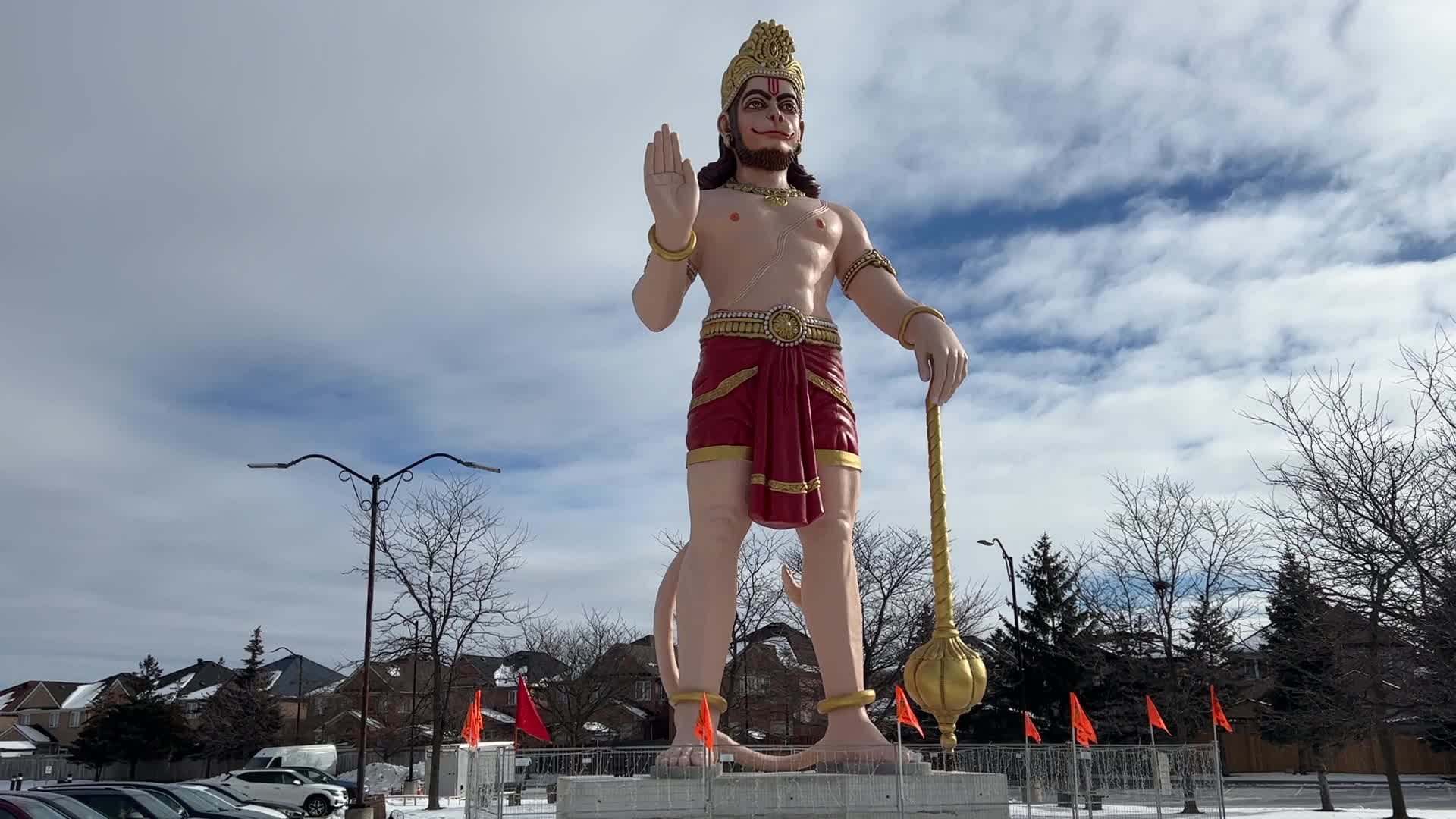 Giant statue of Lord Hanuman In Canada Causes Racist Uproar