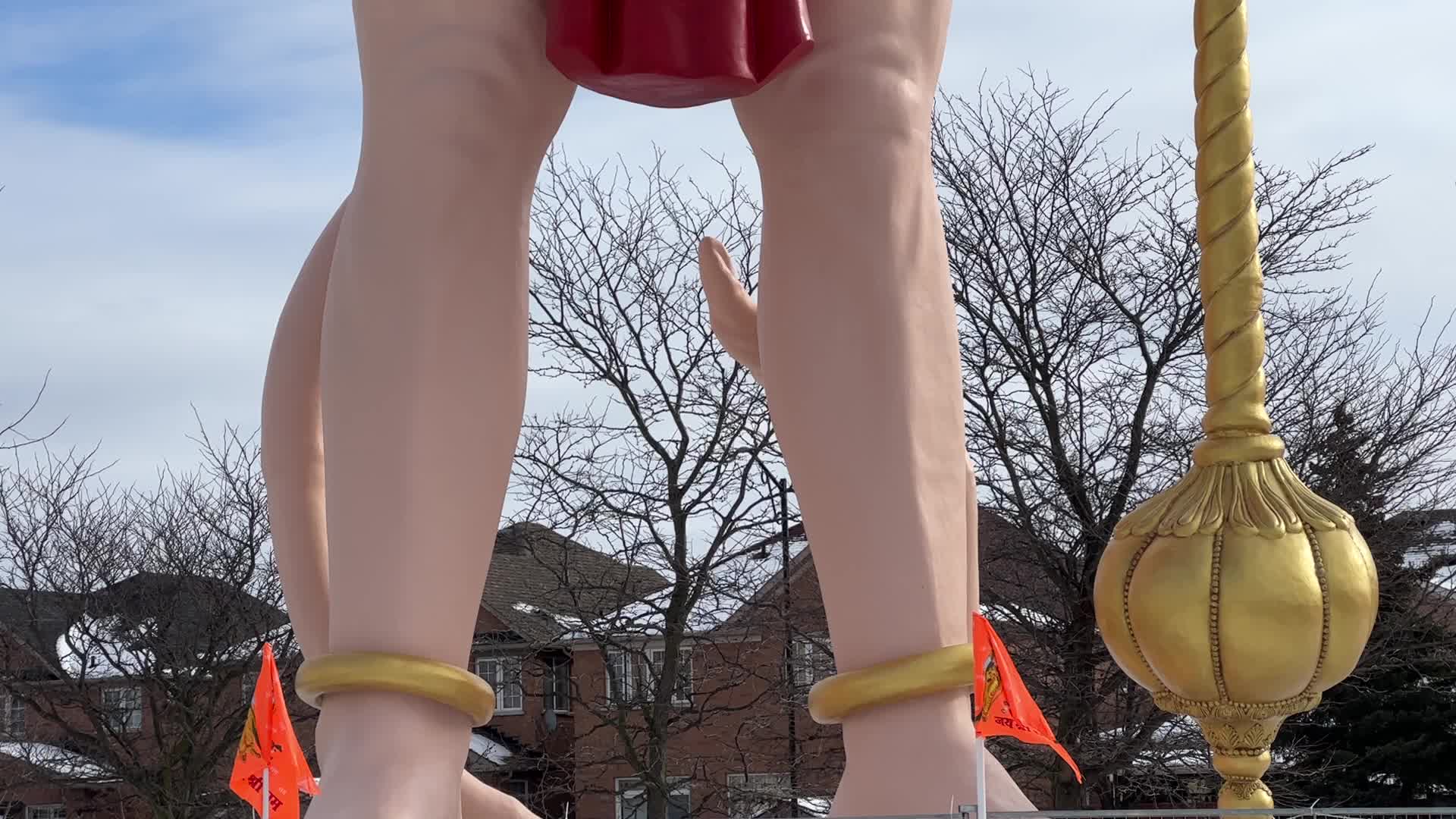 Giant statue of Lord Hanuman In Canada Causes Racist Uproar