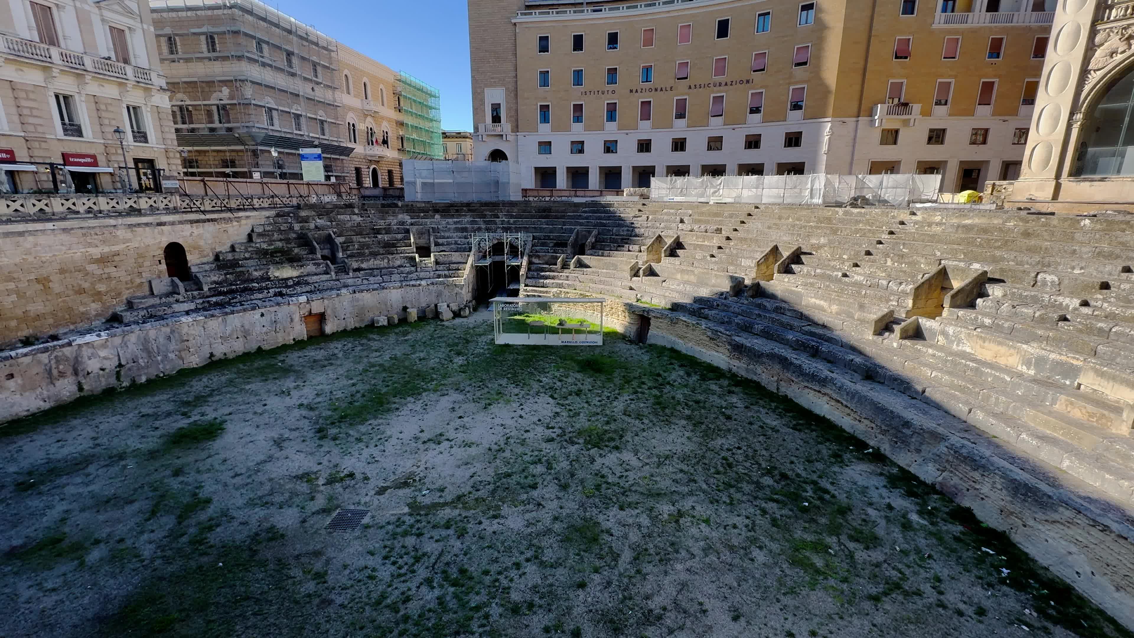 The Roman amphitheater in Lecce