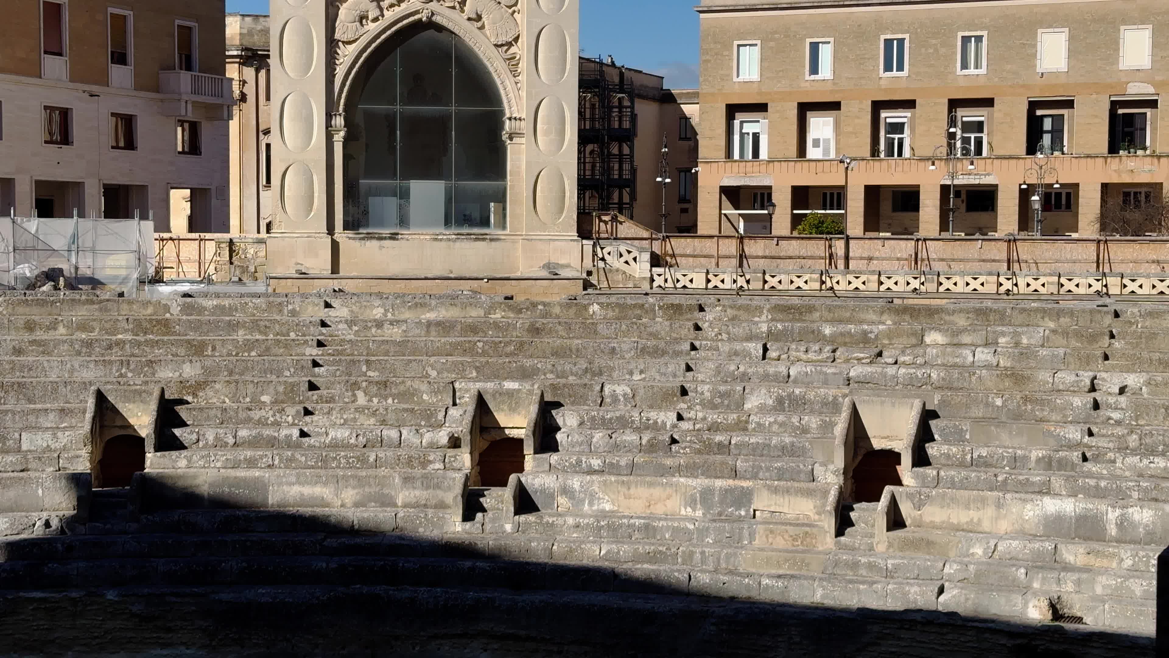 The Roman amphitheater in Lecce