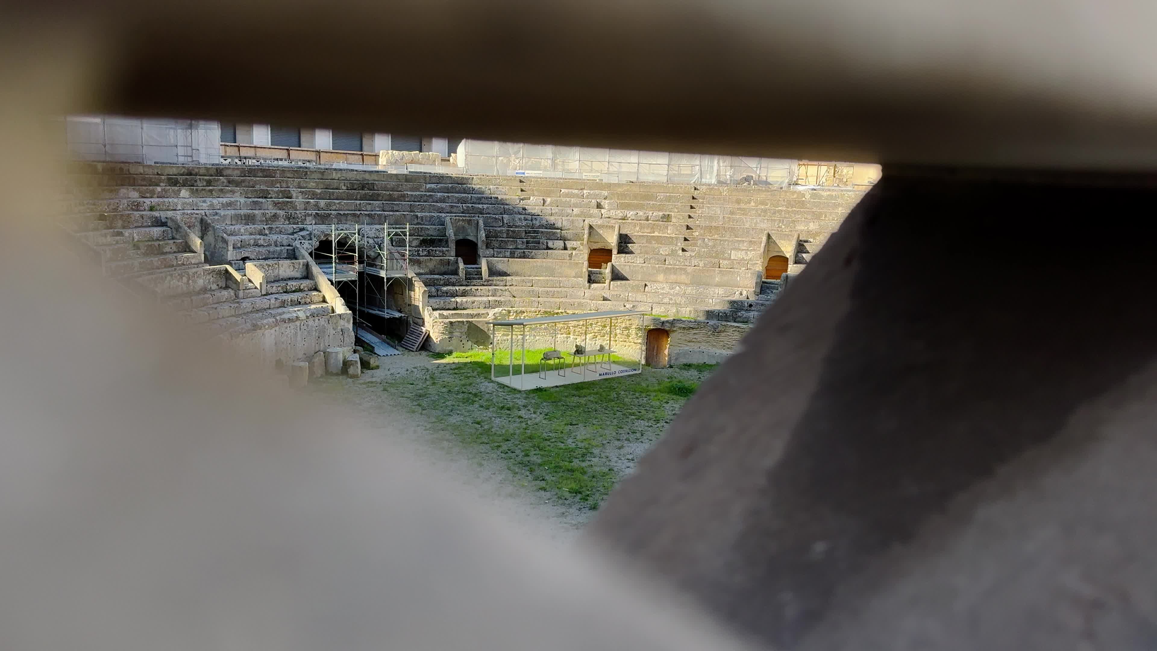 The Roman amphitheater in Lecce