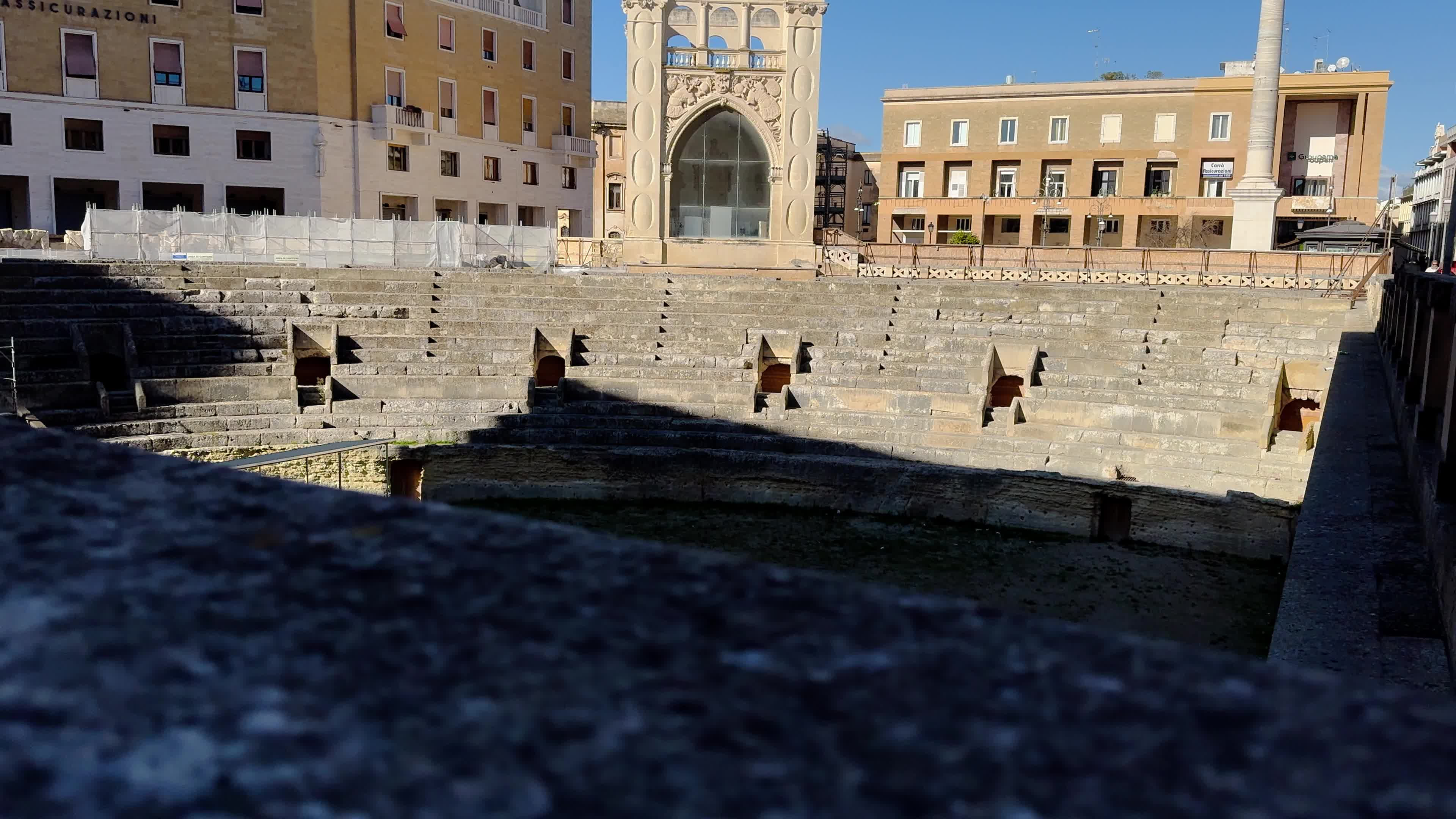 The Roman amphitheater in Lecce