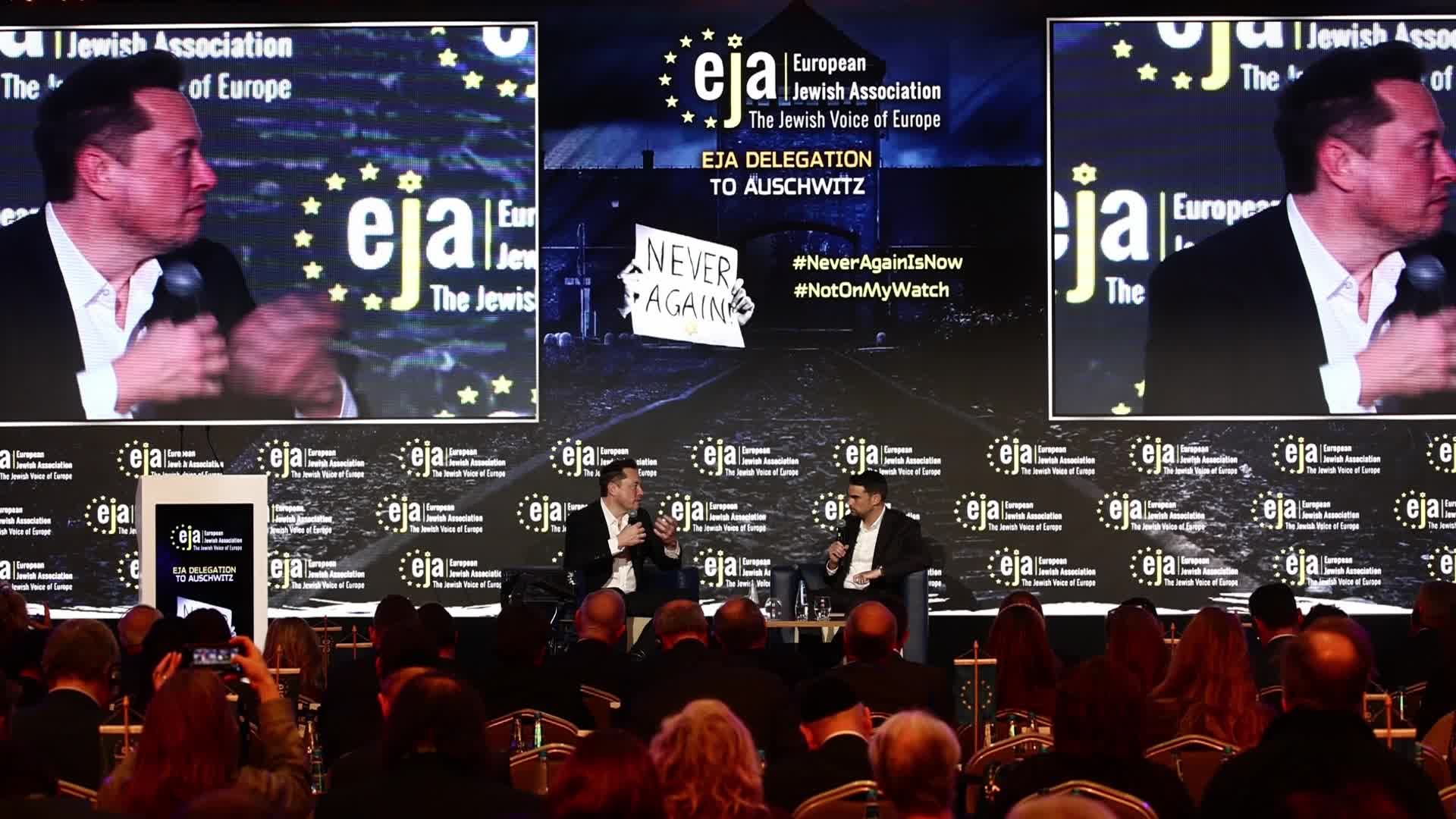 Elon Musk Speaks At EJA Conference In Poland