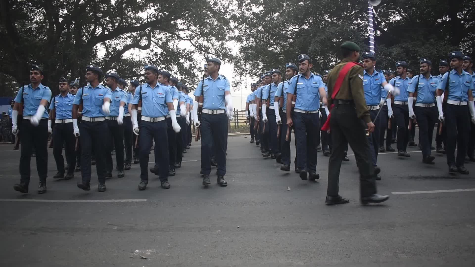 Republic Day preparation in Kolkata, India
