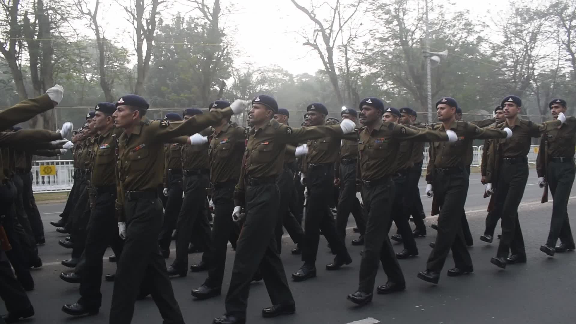 Republic Day preparation in Kolkata, India