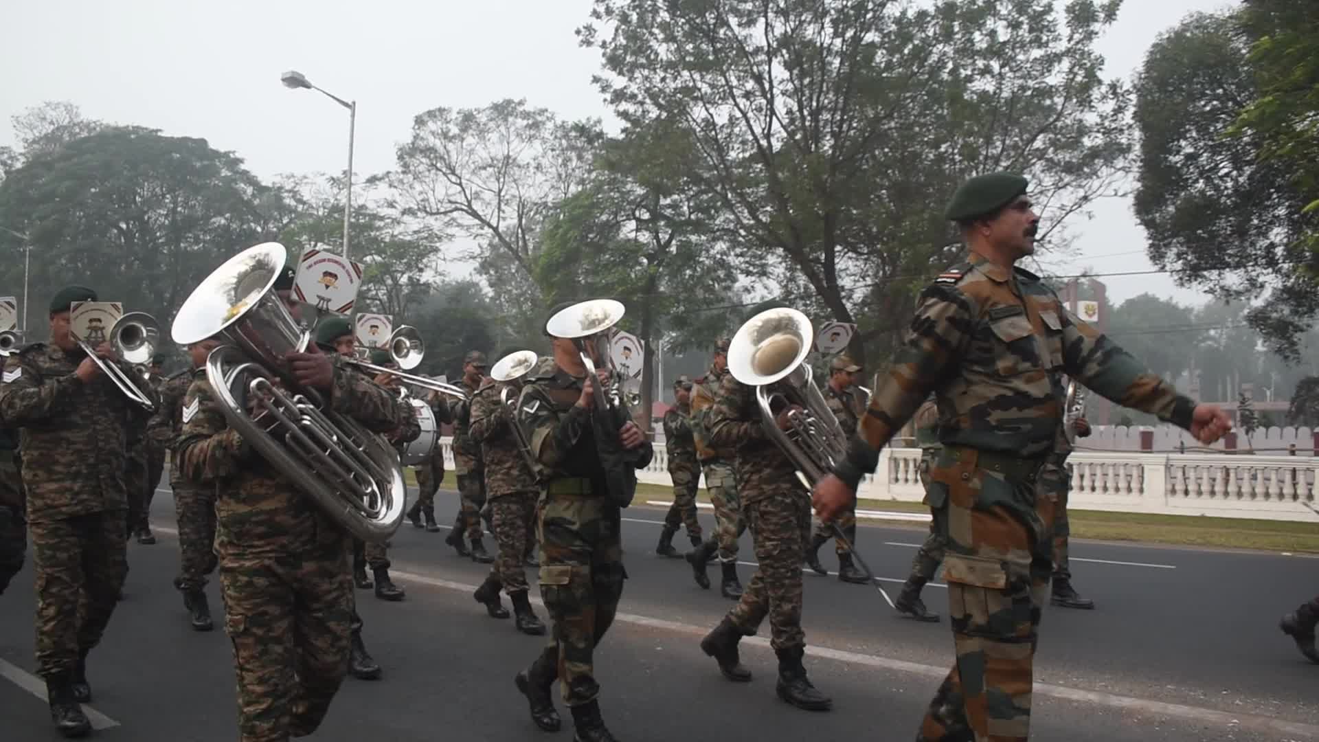 Republic Day preparation in Kolkata, India