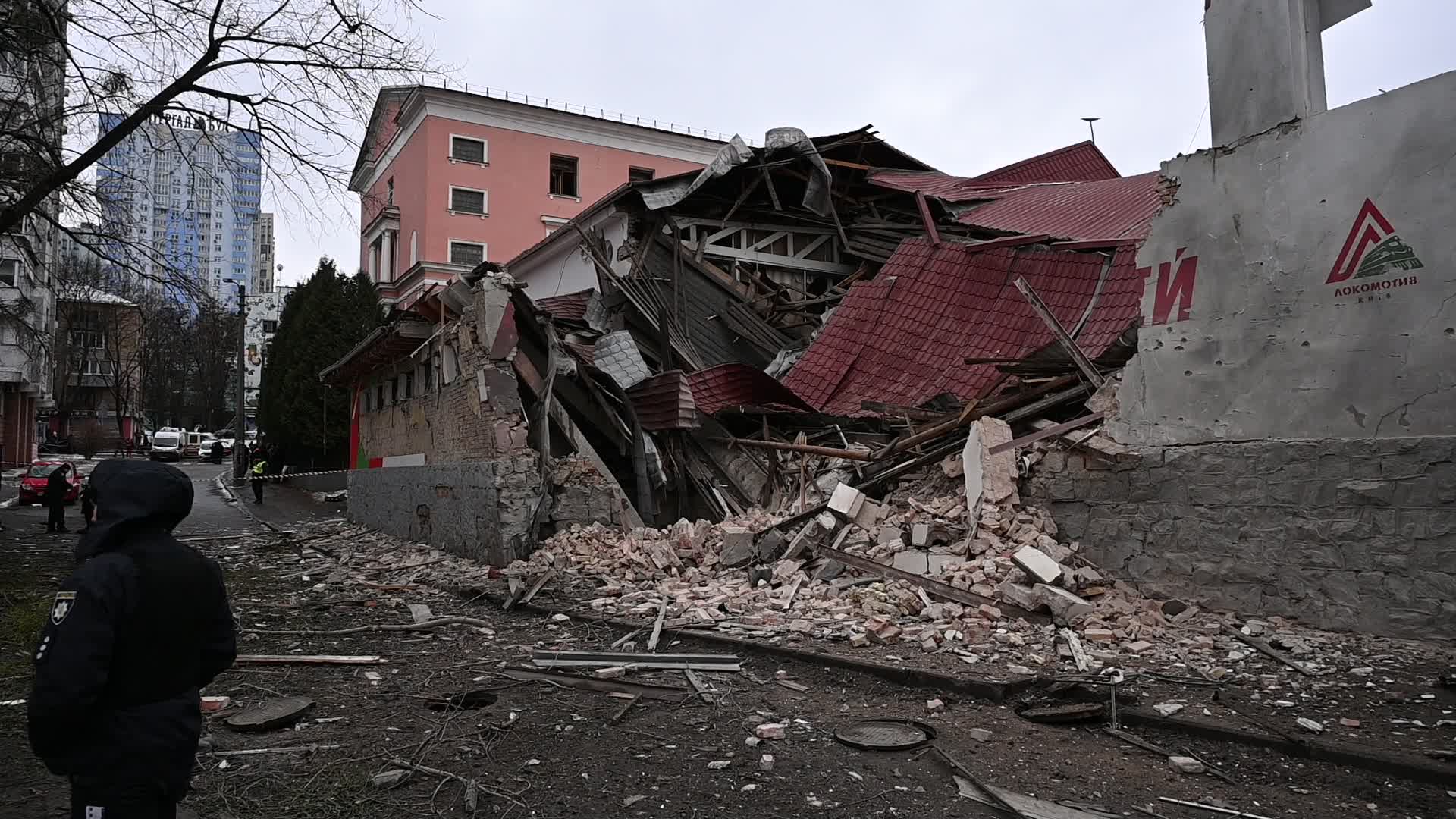 At least 22 people injured in air strikes in Kyiv, amid Russian invasion of Ukraine.