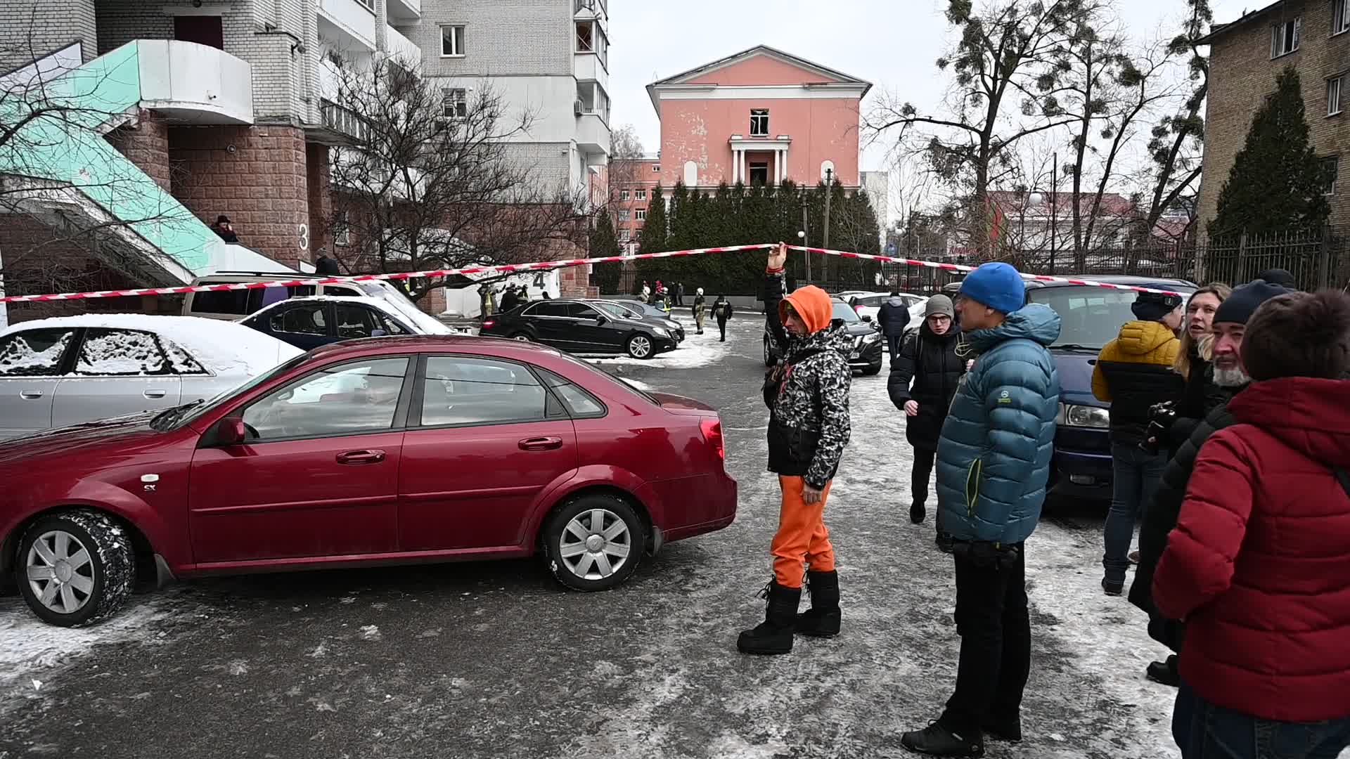 At least 22 people injured in air strikes in Kyiv, amid Russian invasion of Ukraine.